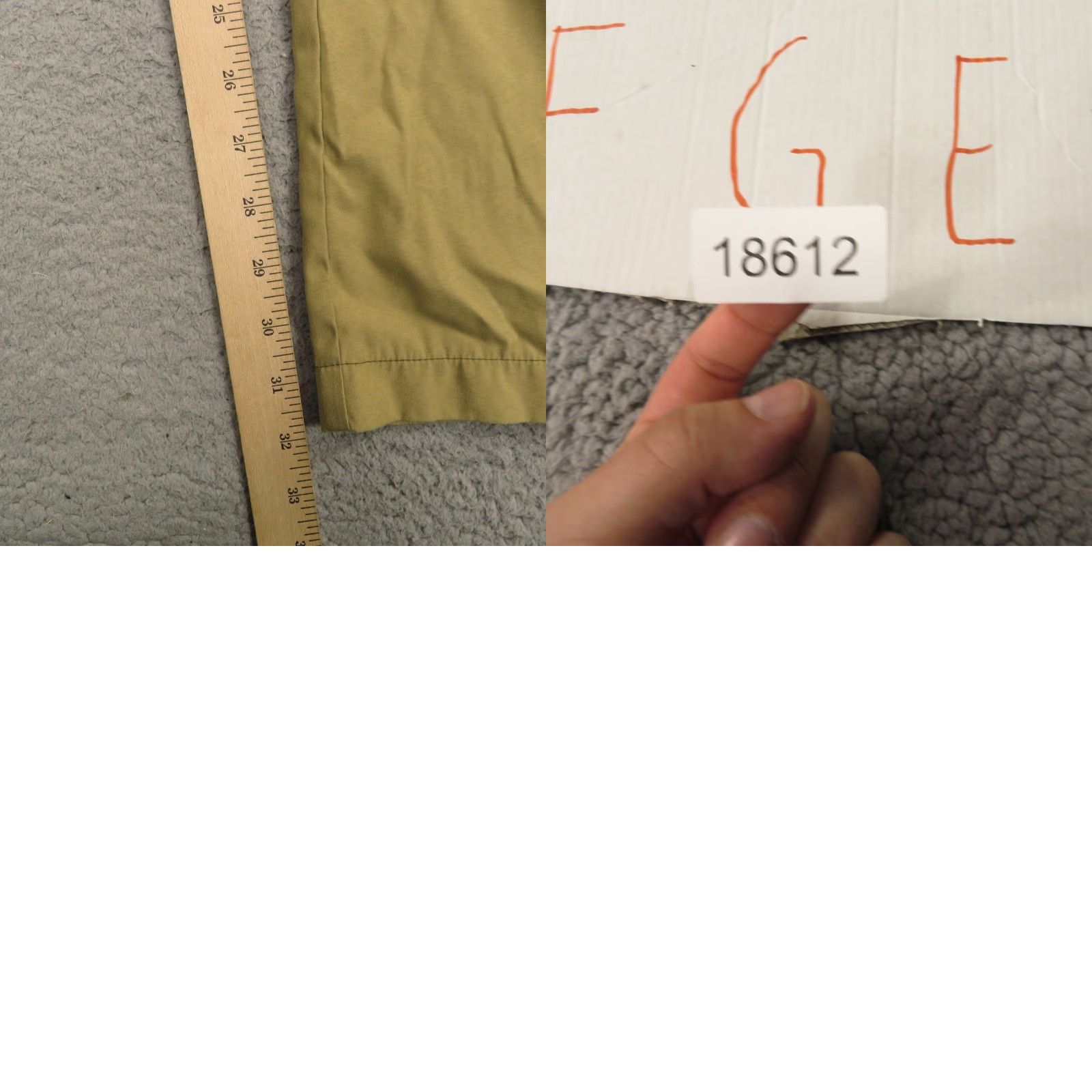 Guess VINTAGE Baggy Cargo Pants Mens Large 90s Grunge Wide-Leg Beige GUESS Cargo Pocket 5-Pocket Size US 33 - 10 Thumbnail