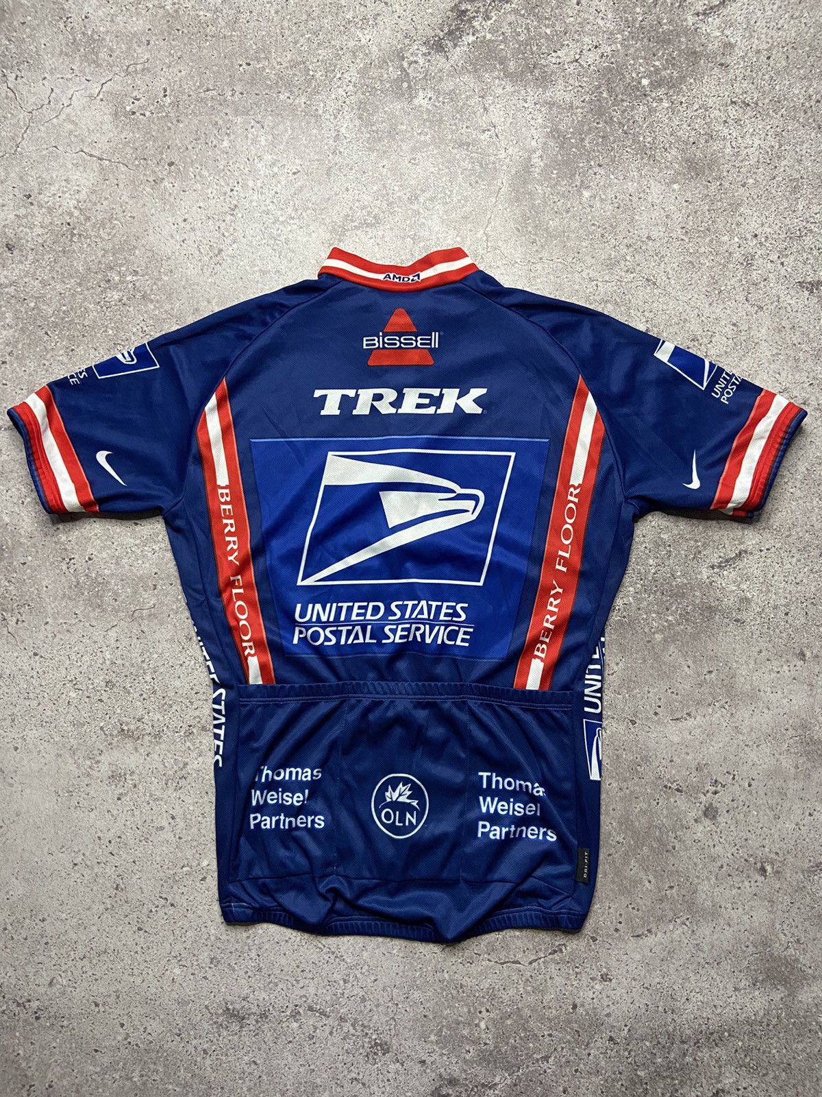 Nike × Vintage NIKE Postal Service US TREK Subaru Cycling Jersey Bike Size US M / EU 48-50 / 2 - 2 Thumbnail