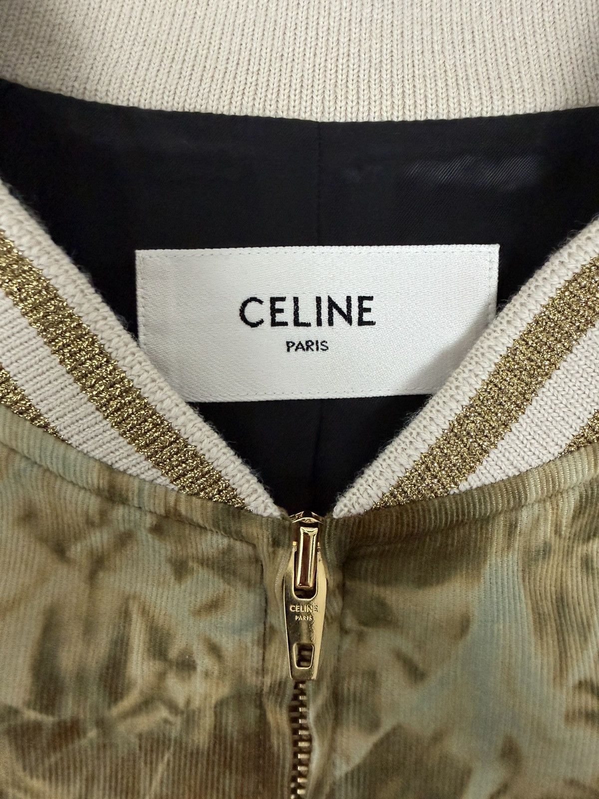 Celine Celine SS22 Tie and Dye Bomber Size US L / EU 52-54 / 3 - 5 Thumbnail