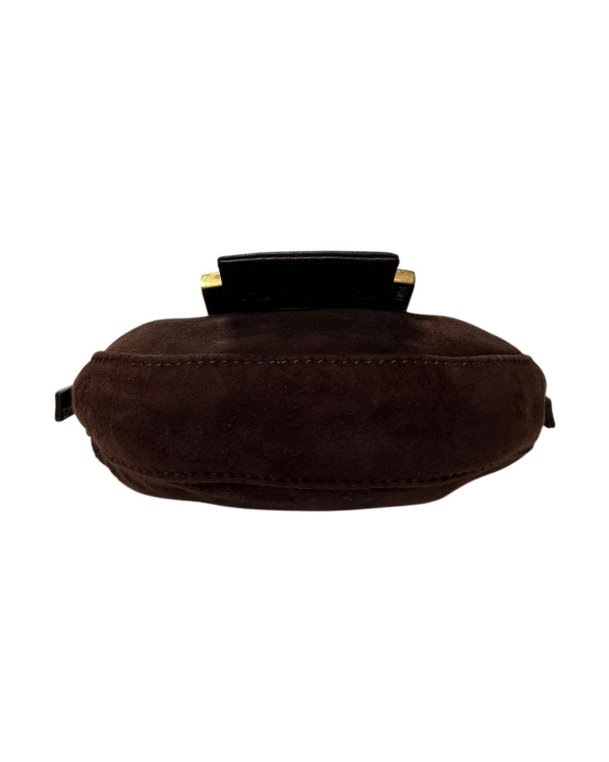 Fendi FENDI Spring Summer 1999 Suede & Leather Mini Croissant Bag Size ONE SIZE - 4 Thumbnail