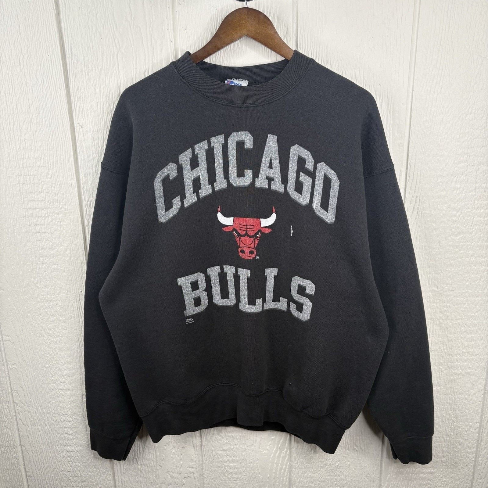 Pro Player Vintage 90’s NBA Chicago Bulls “Black” Crewneck Size XL Size US XL / EU 56 / 4 - 1 Thumbnail