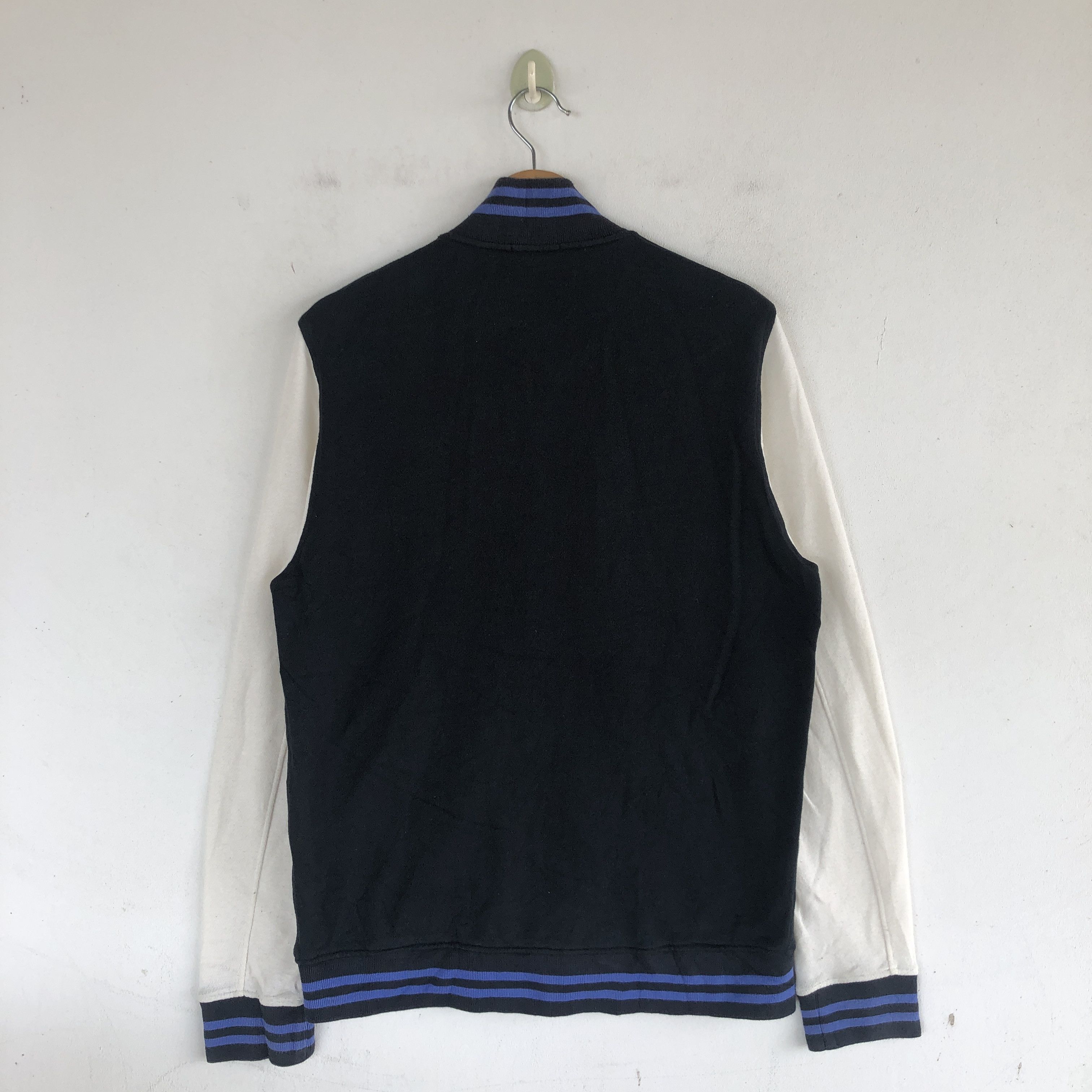 Japanese Brand × Vintage Vintage Japanese Harajuku Varsity Sweater Button Sweatshirt Size M / US 6-8 / IT 42-44 - 2 Thumbnail