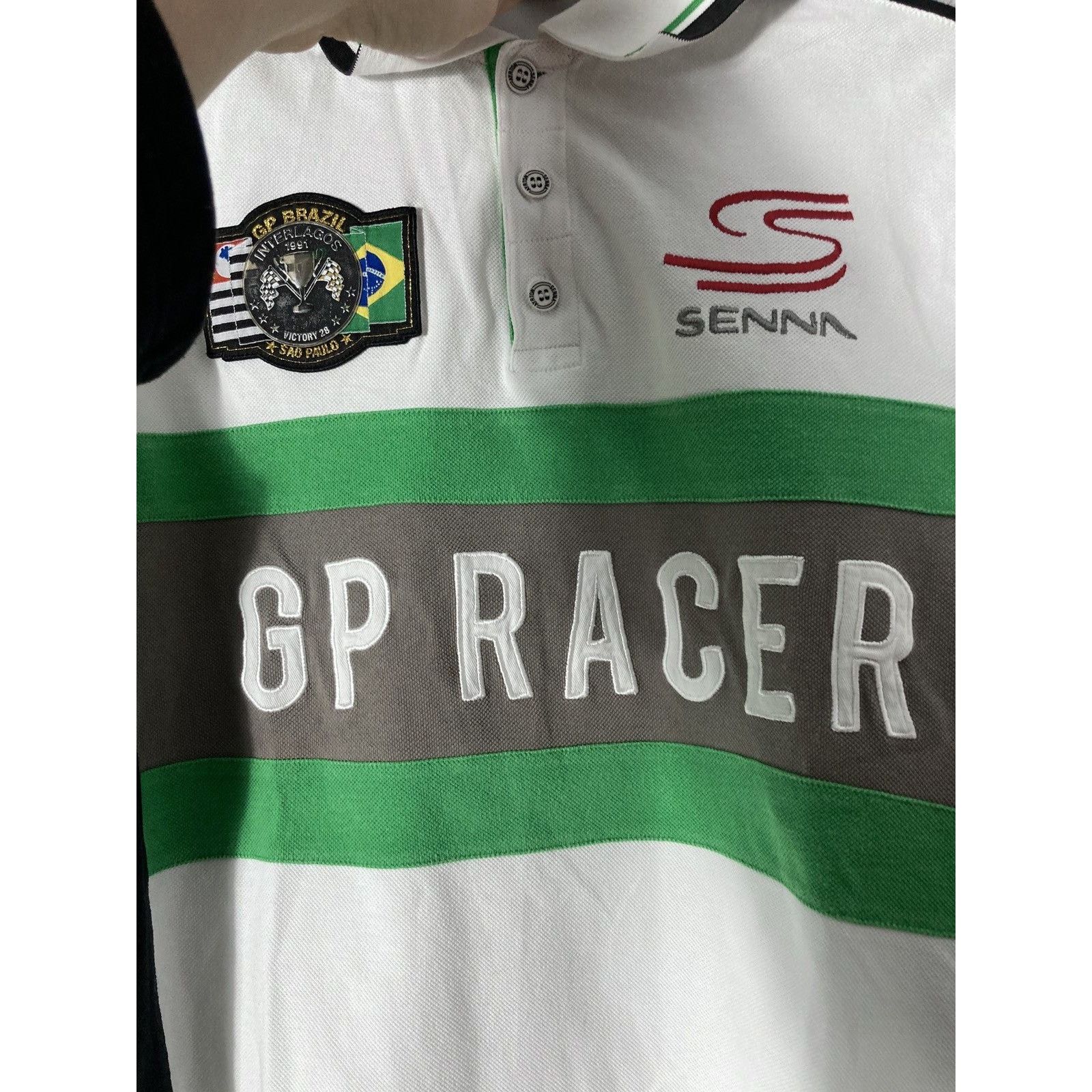 Vintage Aurton Senna Ralph Lauren style polo shirt Size US XL / EU 56 / 4 - 5 Thumbnail