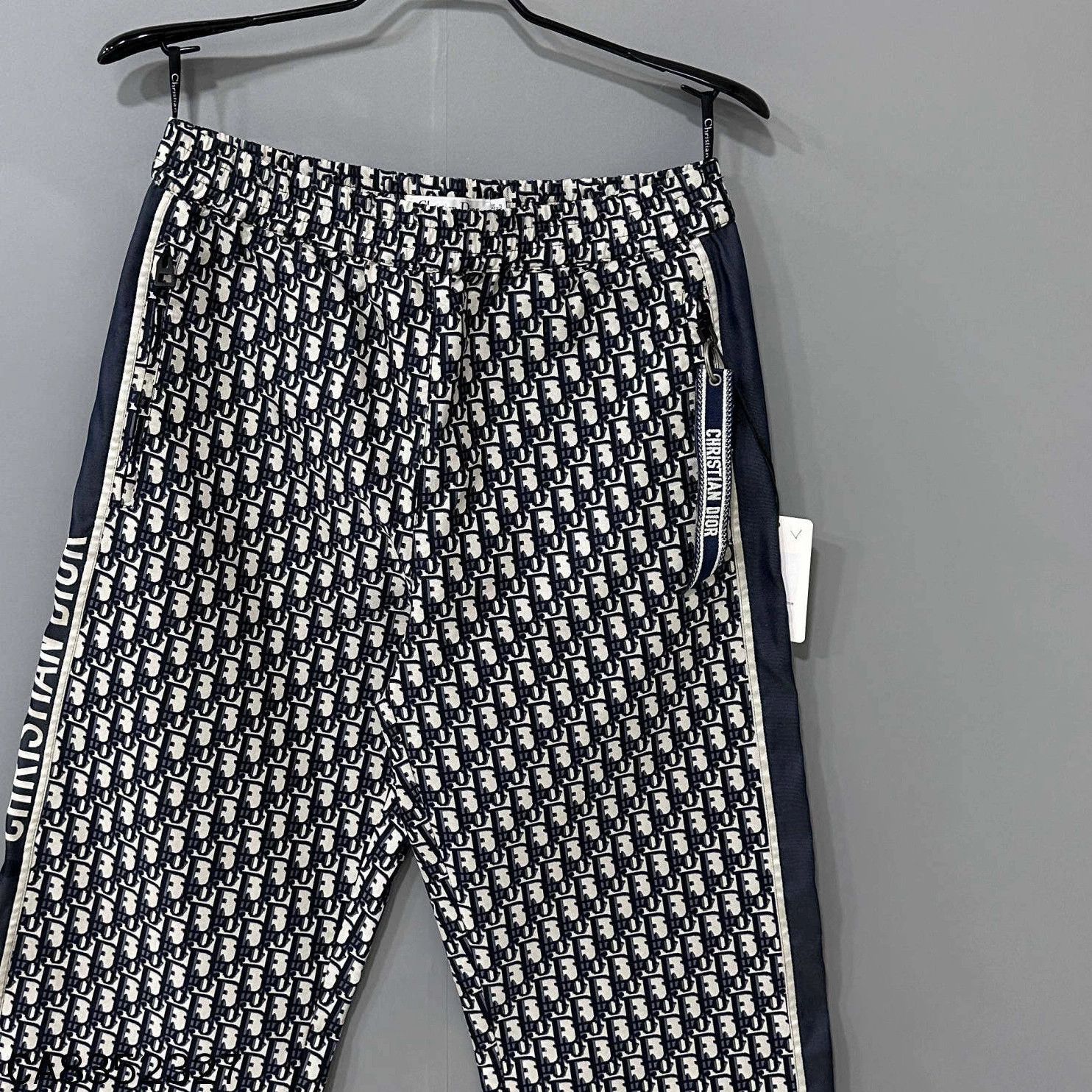 Dior Dior Oblique full logo black and white pants Size 27" / US 4 / IT 40 - 2 Thumbnail