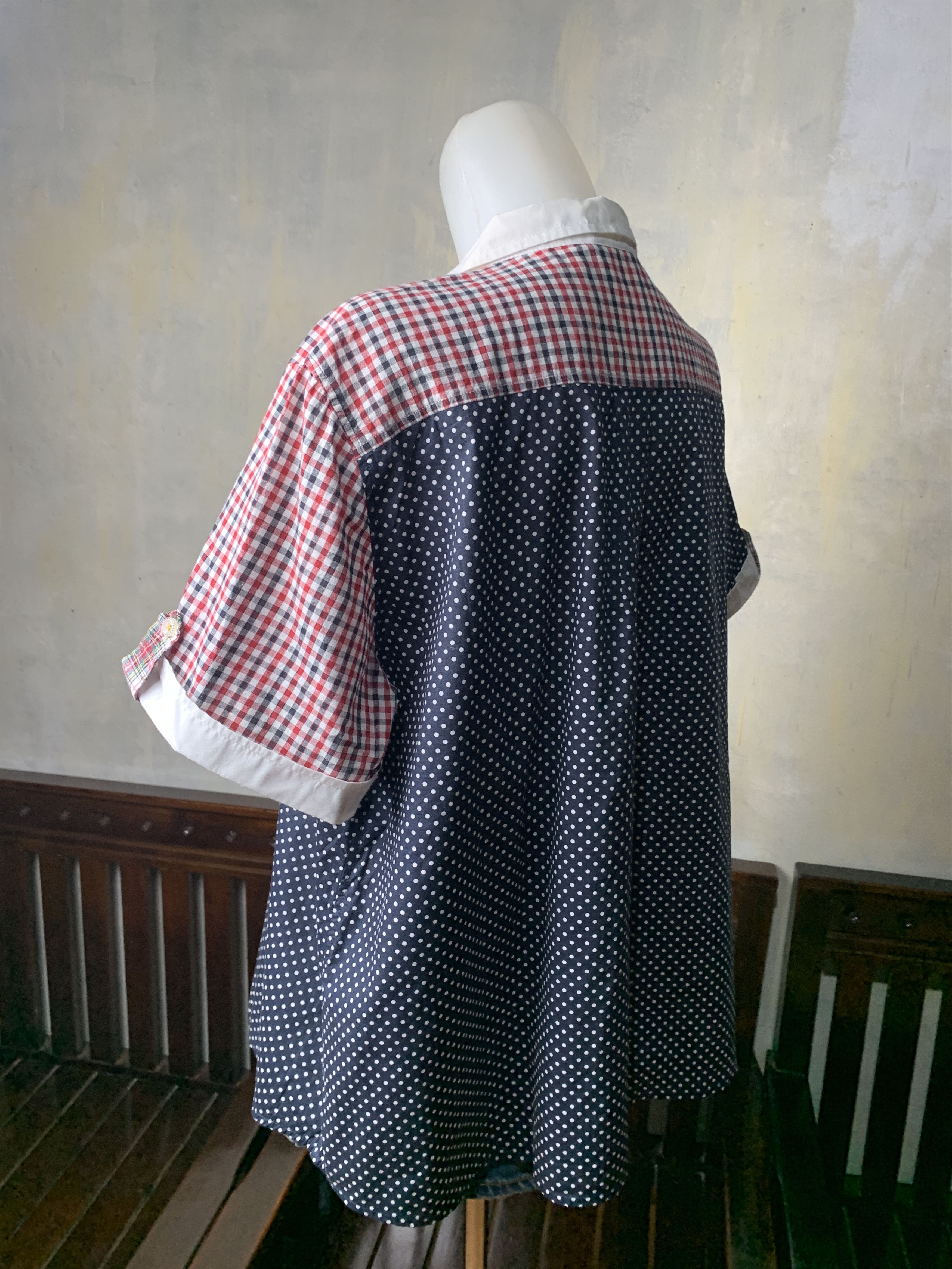 Japanese Brand Coeur Hand Rose Cute Buttons Shirt (XL) Size XL / US 12-14 / IT 48-50 - 3 Thumbnail
