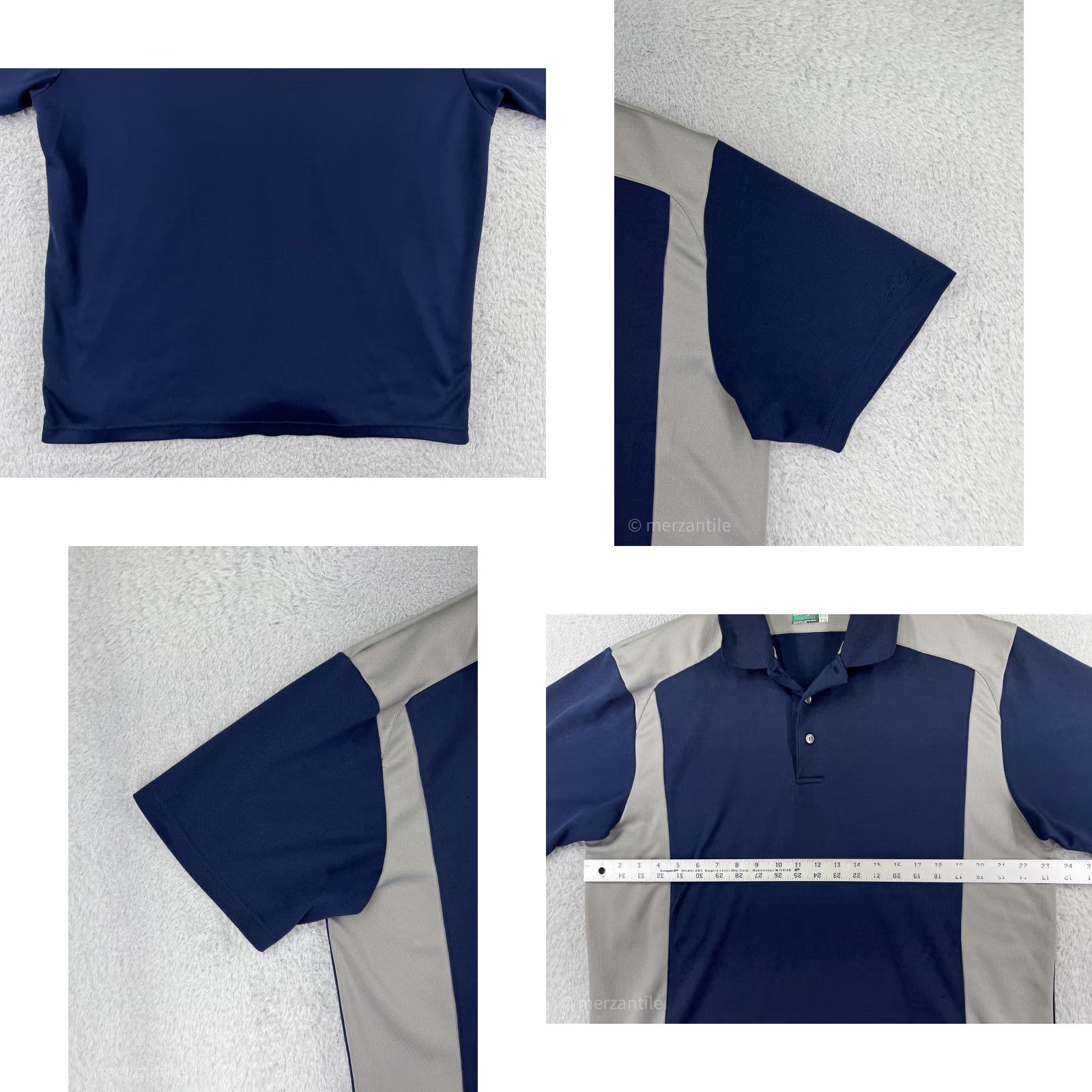 Hogan VINTAGE Ben Hogan Polo Shirt Mens XL Blue Gray Bowling Shirt Style Golf Golfer Size US XL / EU 56 / 4 - 8 Thumbnail