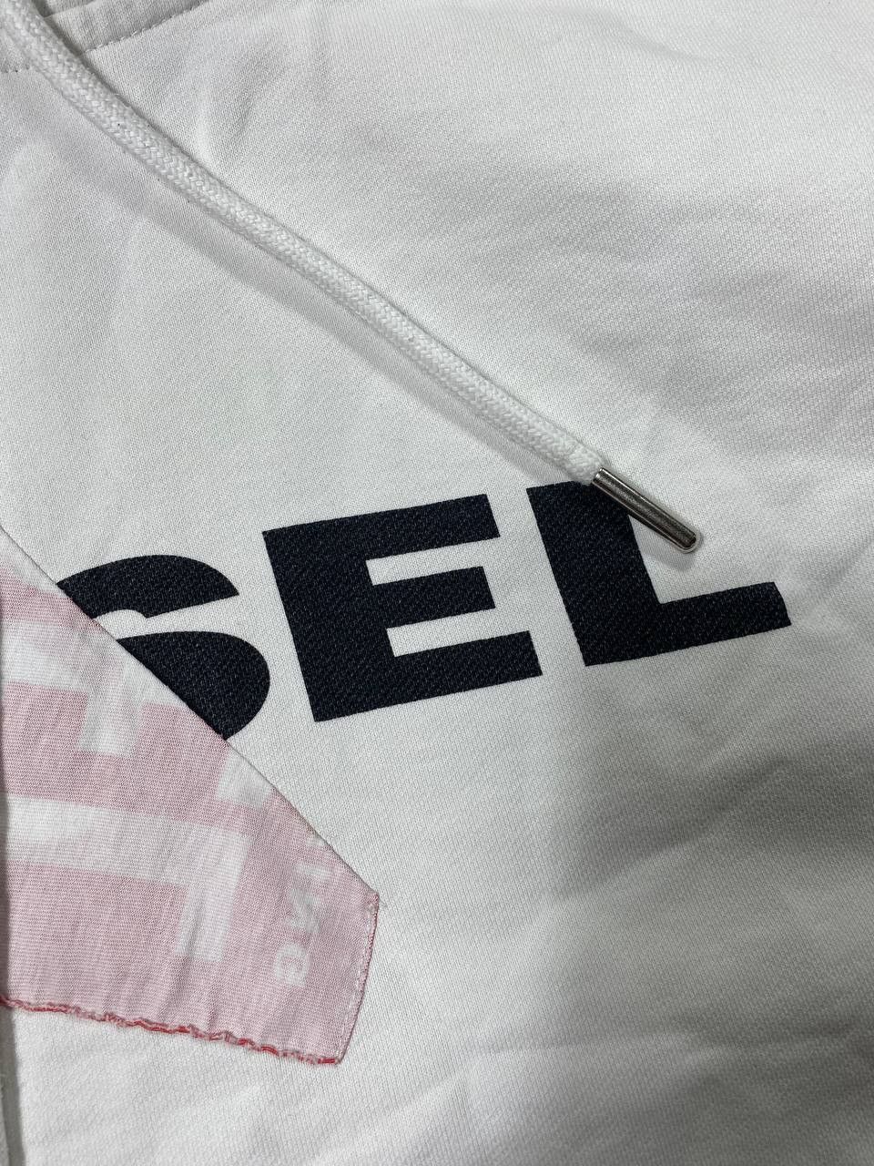 Diesel Vintage Diesel Big Logo Faded Zip Hoodie Y2K Size US XXS / EU 40 - 8 Thumbnail
