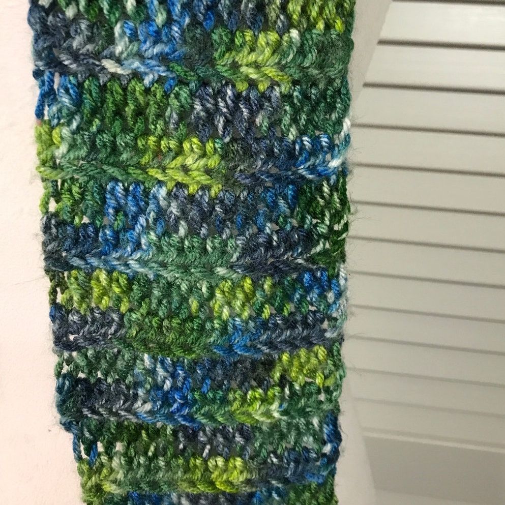 Handmade NWT Handmade Crocheted Textured Beanie & Scarf 51” Size ONE SIZE - 4 Thumbnail