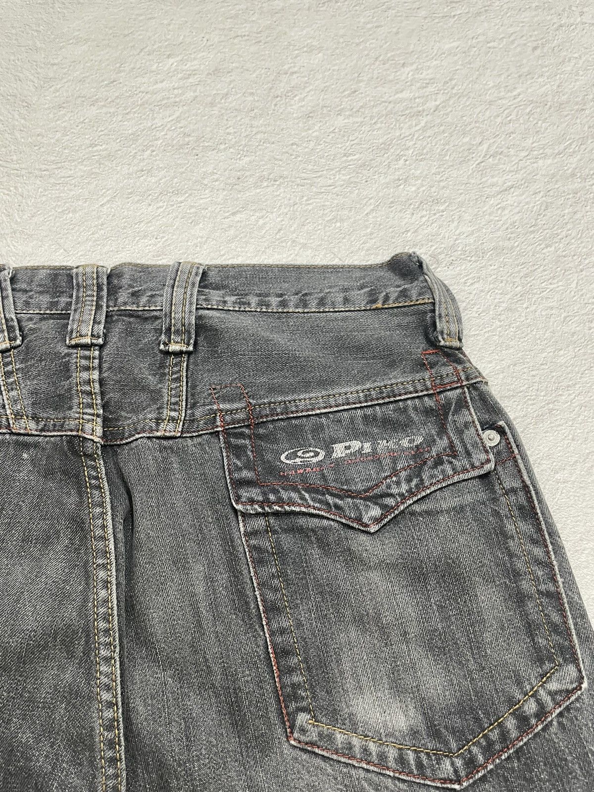Japanese Brand 2000s Pico Embroidered Cargo Baggy Jeans Size US 32 / EU 48 - 11 Thumbnail