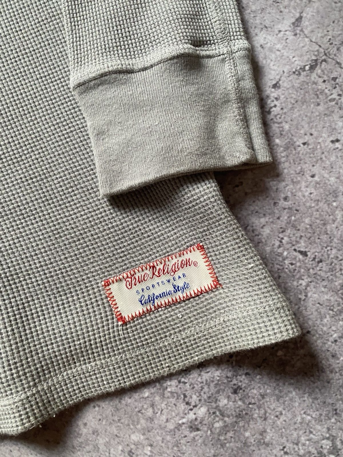 True Religion True Religion Long Sleeve Streetwear Vintage Thermal Sweater Size US S / EU 44-46 / 1 - 3 Thumbnail