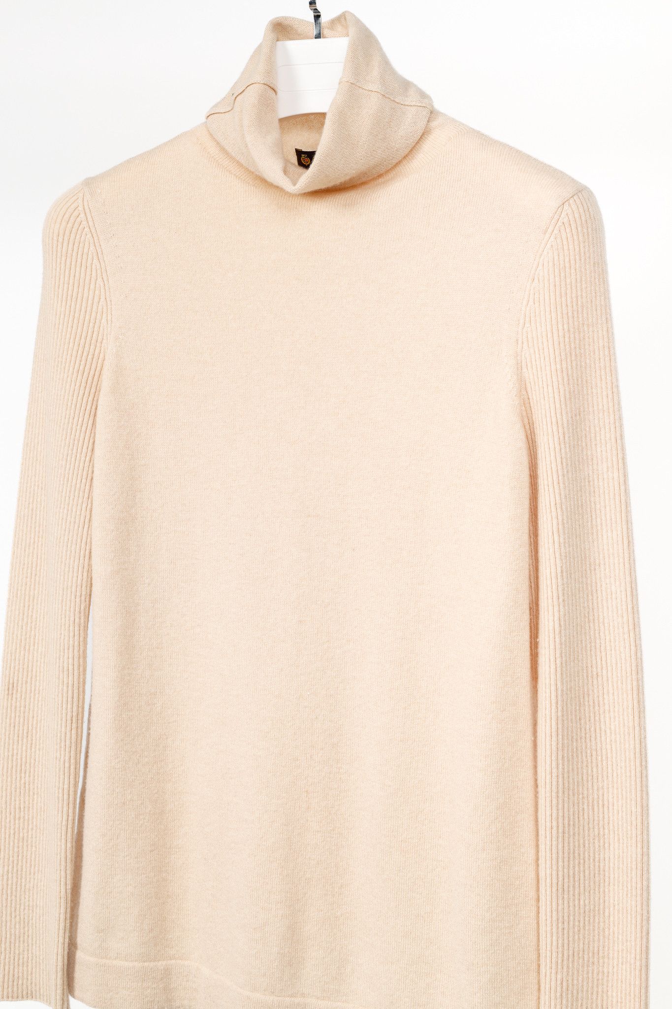 Loro Piana Loro Piana Cream Cashmere Turtleneck Sweater Size S / US 4 / IT 40 - 3 Thumbnail