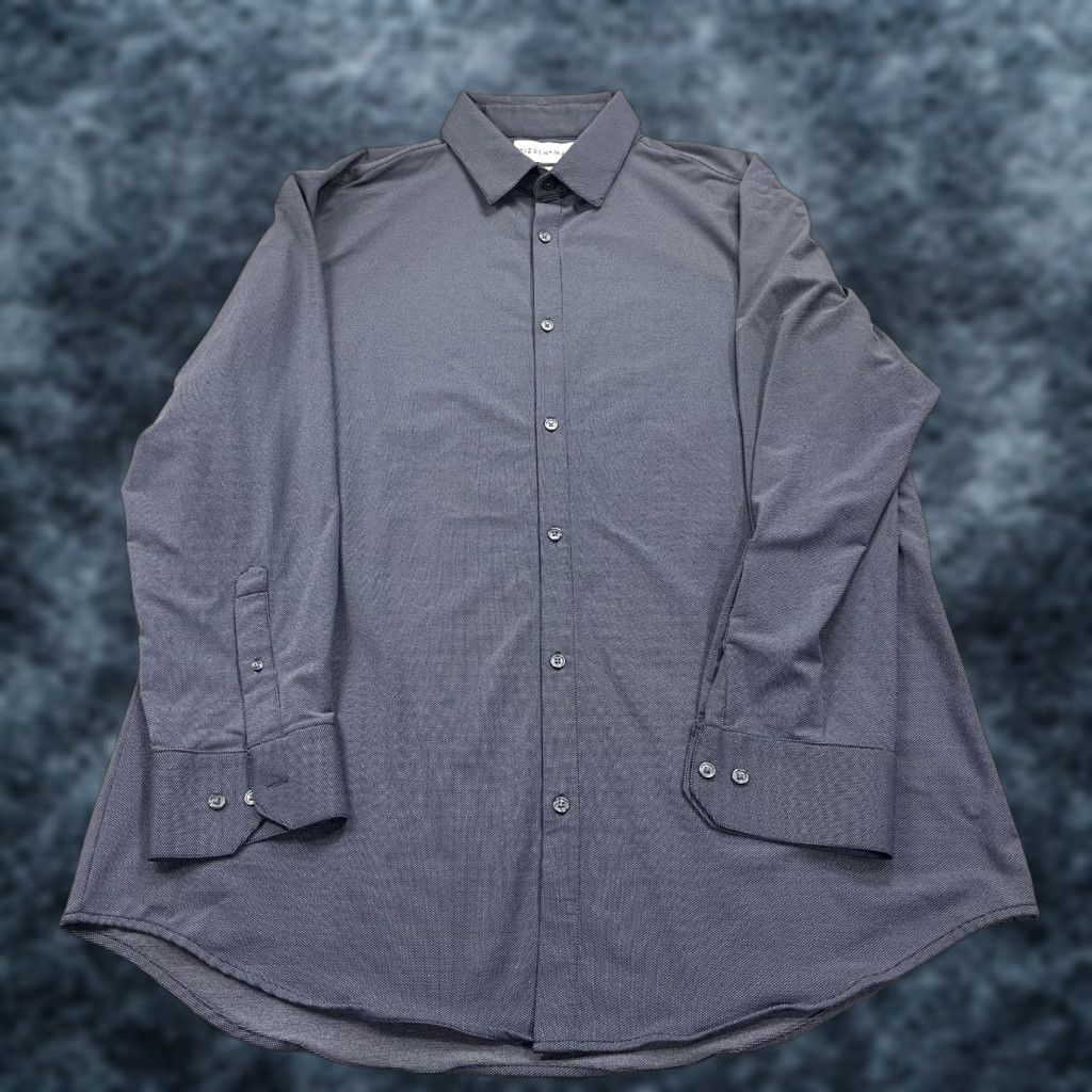 Mizzen+Main Mizzen+Main Shirt Mens 2XL Blue Casual Performance Stretch Button-Up Long Sleeve Check Size US XXL / EU 58 / 5 - 1 Thumbnail