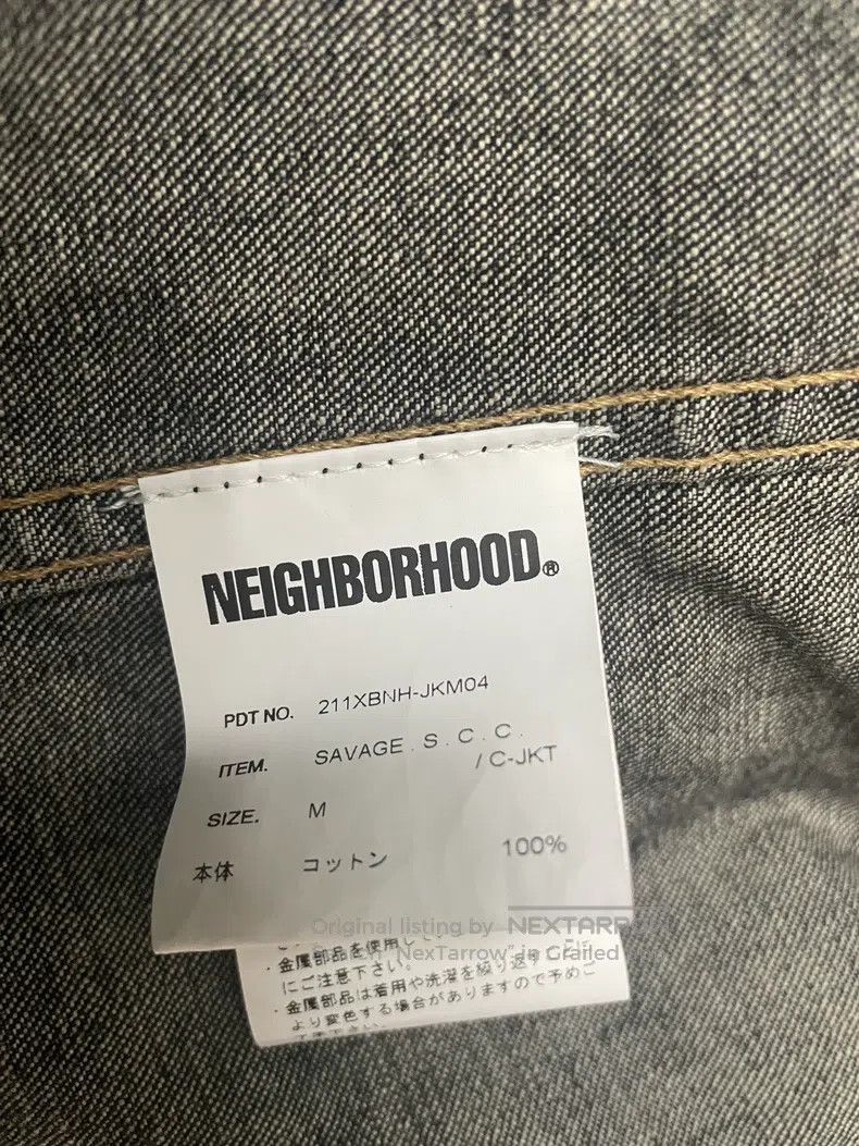 Neighborhood Neighborhood Black Splatter Denim Jacket Size US M / EU 48-50 / 2 - 5 Thumbnail