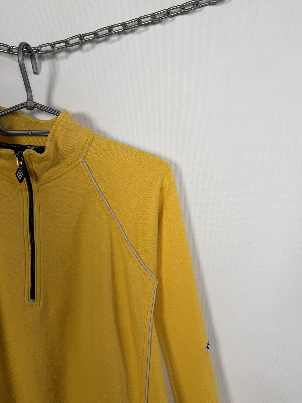 Umbro Umbro Vintage Sweatshirt 1/4 Zip Pullover Yellow Size S Size US S / EU 44-46 / 1 - 2 Thumbnail