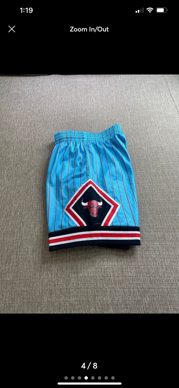 Mitchell & Ness Chicago Bulls Hardwood Classic Reload Swingman Shorts Size US 36 / EU 52 - 4 Thumbnail