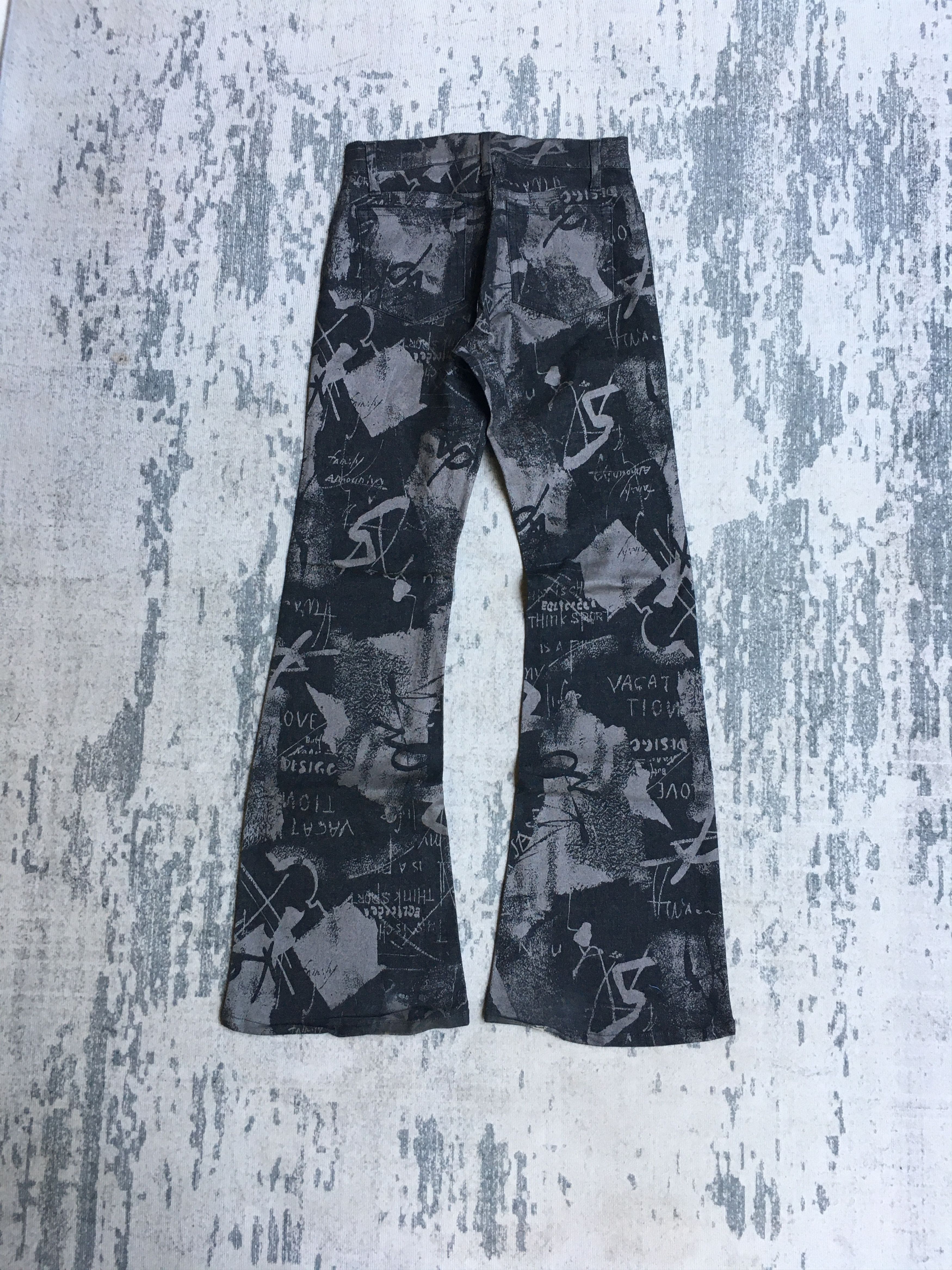 Japanese Brand Bison Flare Jeans Size US 28 / EU 44 - 6 Thumbnail