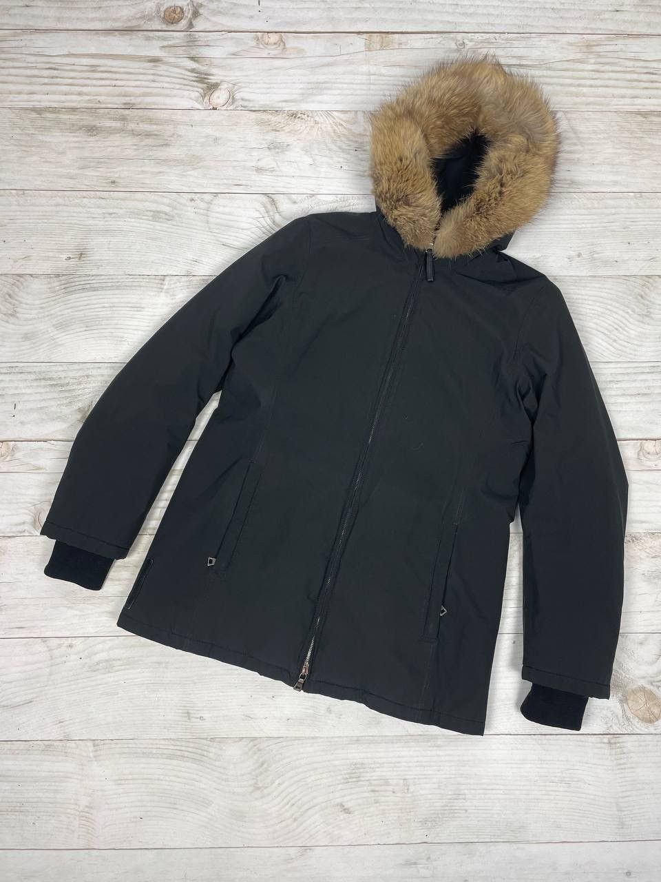 Prada Prada Gore Tex Hooded Nylon Jacket Black Women Size 42 Size M / US 6-8 / IT 42-44 - 1 Thumbnail