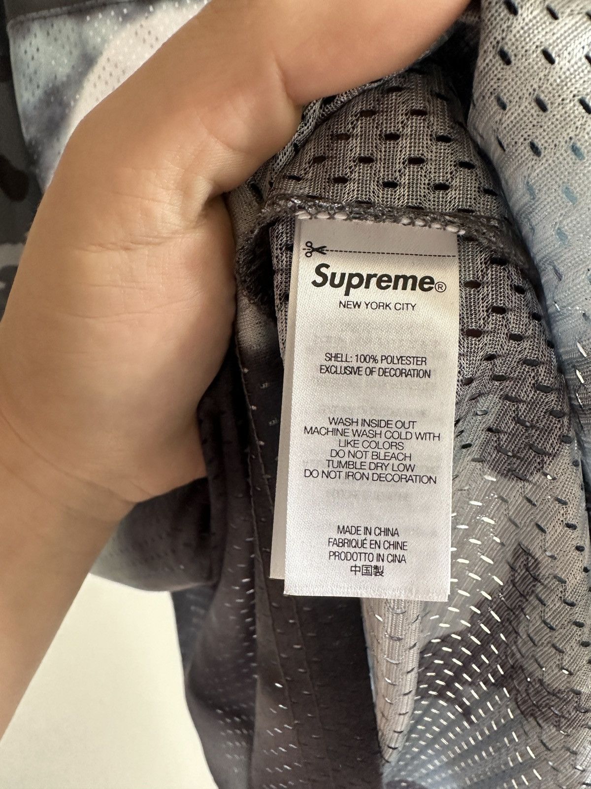Supreme Supreme x Aphex Twin Camo Jersey Size US L / EU 52-54 / 3 - 4 Thumbnail