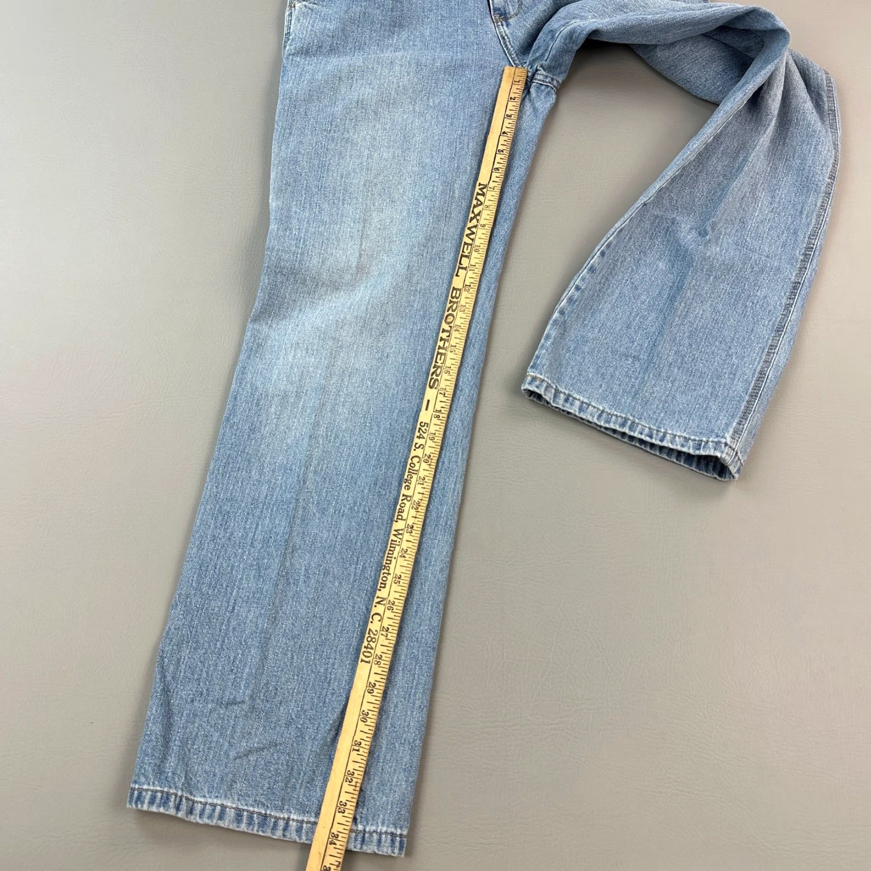 Old Navy VINTAGE Old Navy Jeans Mens 36x34 Baggy Loose Painter Carpenter Skate Y2K 90s Grunge Hip Hop Retro Logo 5-Pocket Denim Blue Size US 34 / EU 50 - 2 Thumbnail