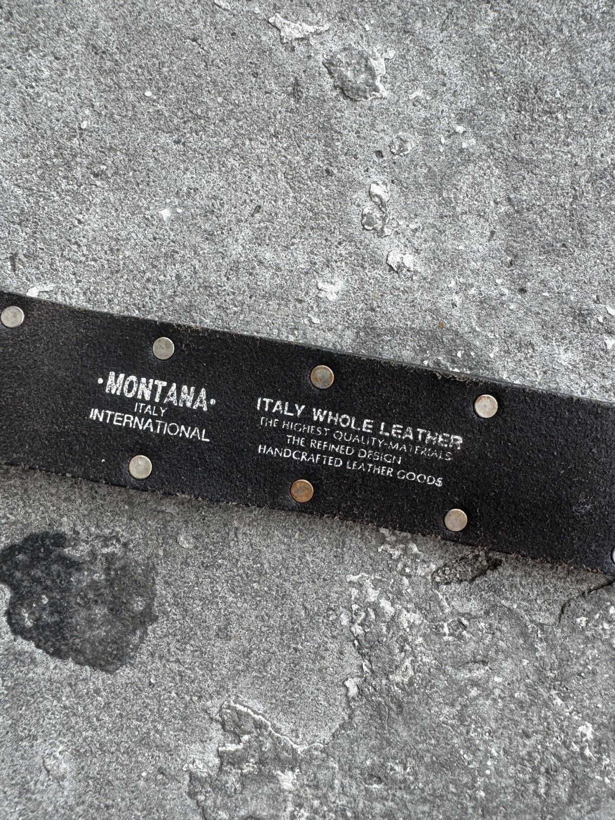 Other Vintage Montana Studed Leather Belt Size ONE SIZE - 4 Thumbnail