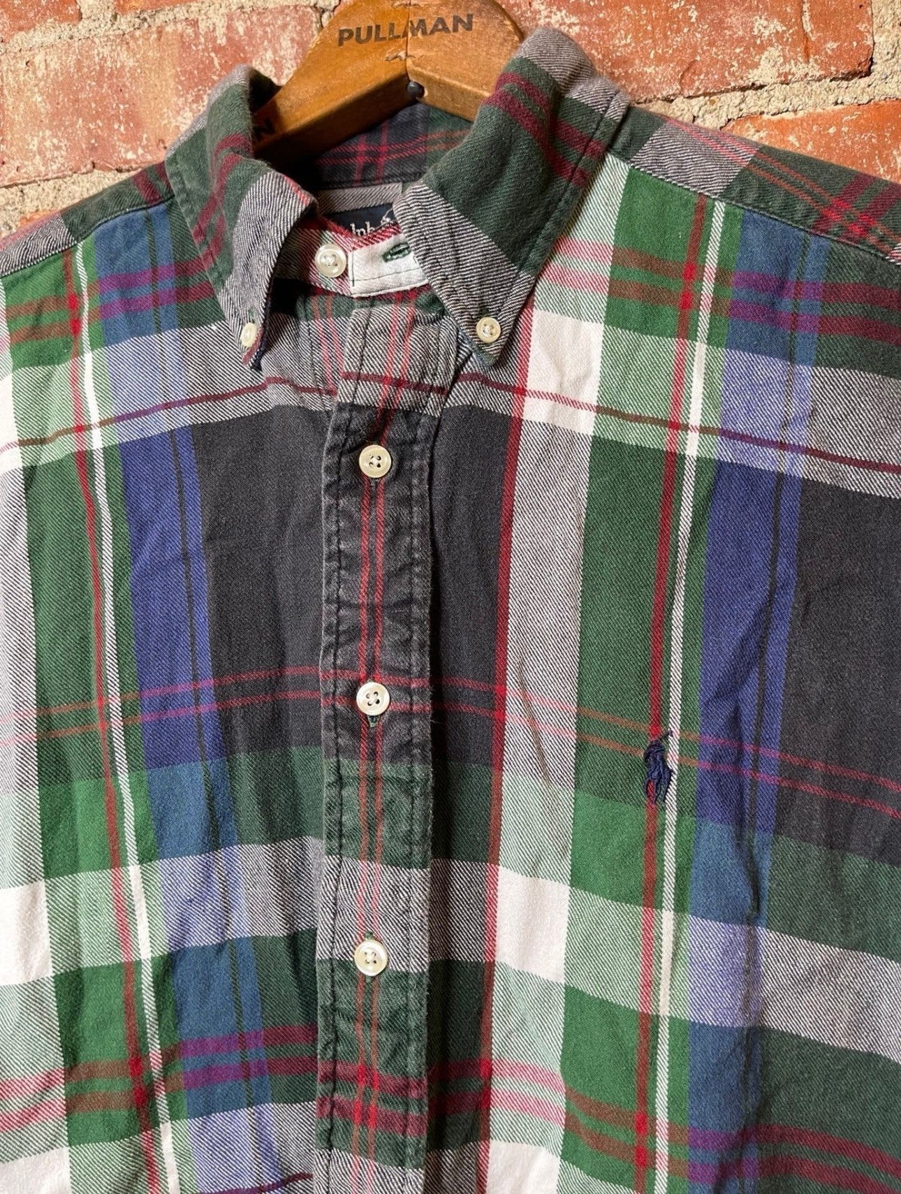 Designer × Polo Ralph Lauren × Ralph Lauren Polo Ralph Lauren Plaid Flannel Button Up Shirt Size US M / EU 48-50 / 2 - 2 Thumbnail