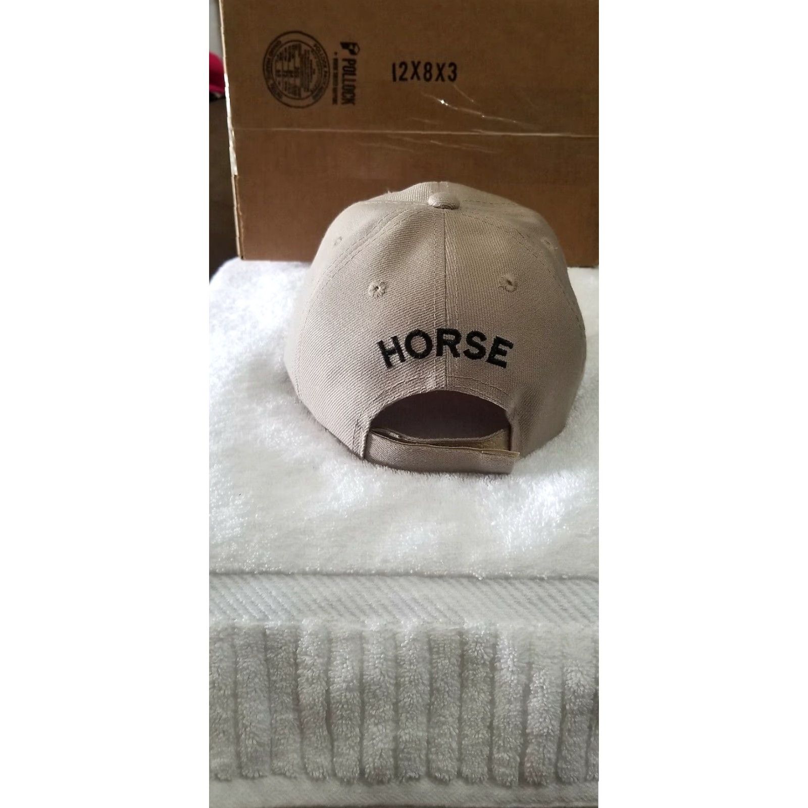 Vintage CALI Baseball Cap Men Adjustable Horse Rope Rodeo Cowboy Outdoor Beige Size ONE SIZE - 2 Thumbnail
