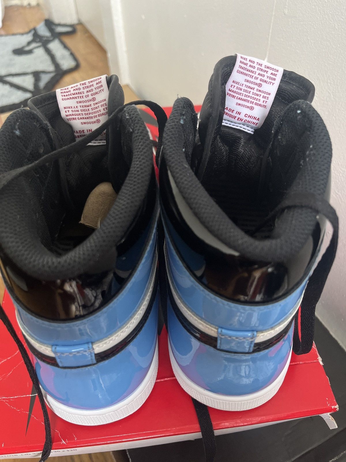 Jordan Brand Jordan 1 "Fearless UNC Chicago" Size US 11 / EU 44 - 7 Thumbnail