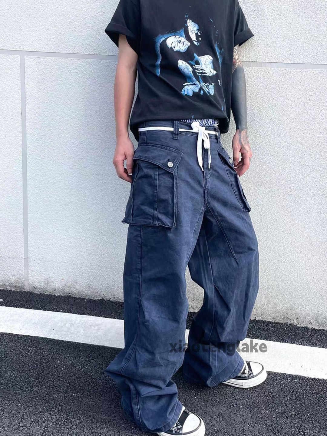 Vintage Unisex outdoor utility military tactical baggy cargo pants Size US 26 / EU 42 - 7 Thumbnail