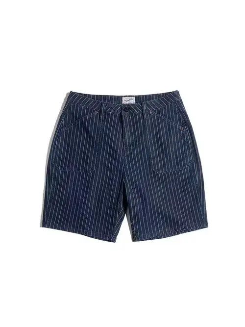 Japanese Brand 20SS Indigo Union Japan Navy Striped Shorts Size US 32 / EU 48 - 1 Thumbnail