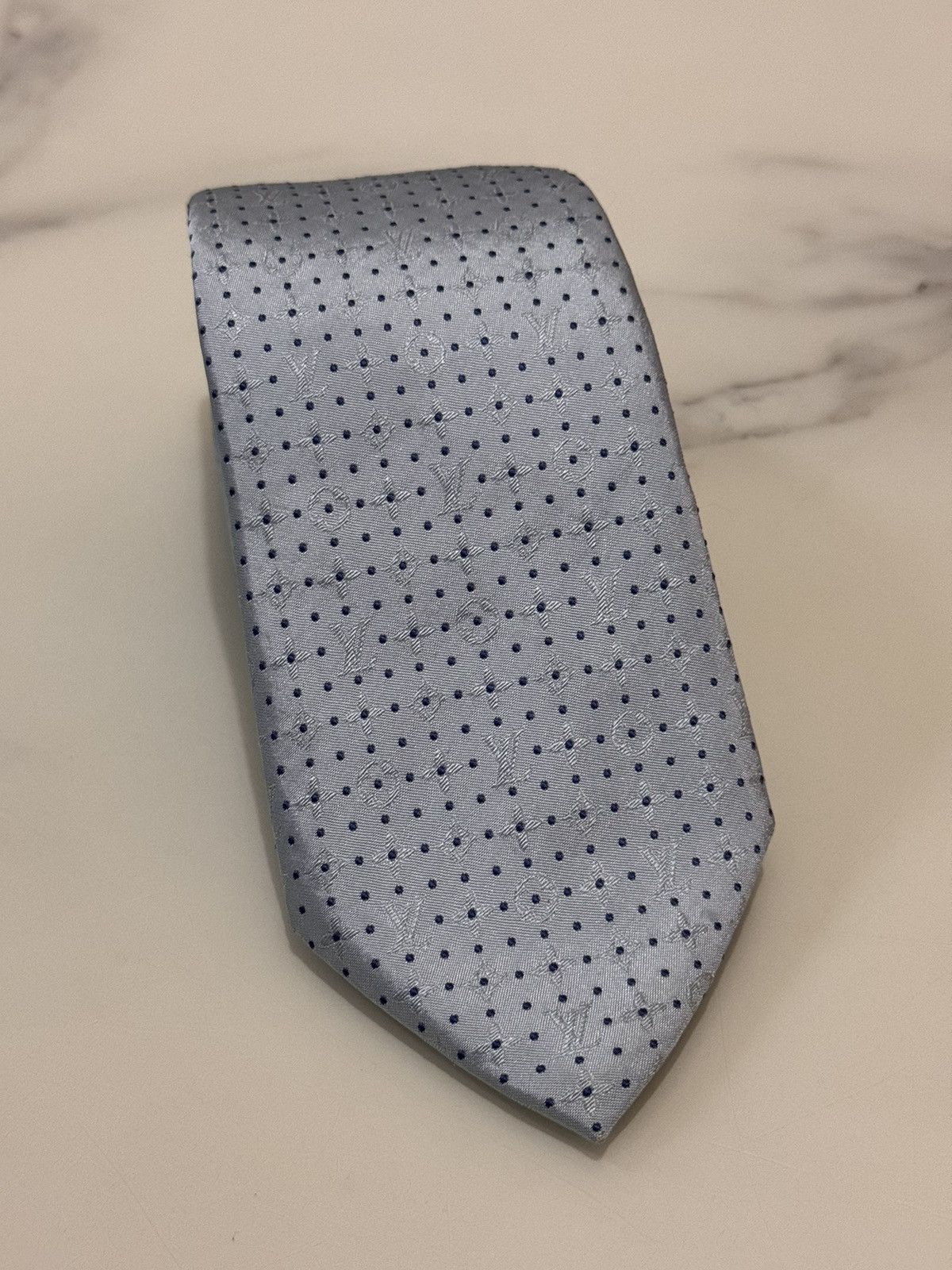 Louis Vuitton Louis Vuitton Neck Tie Spell Out Size ONE SIZE - 3 Thumbnail