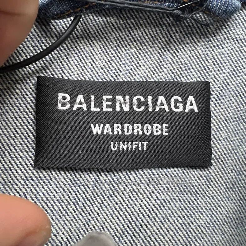 Balenciaga Balenciaga Hand-Drawn Graffiti Print Destroyed Denim Jacke Size US M / EU 48-50 / 2 - 3 Thumbnail