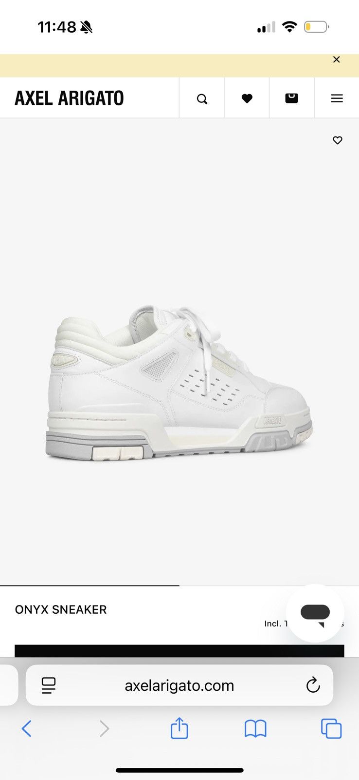 Axel Arigato Axel Arigato white onyx sneakers Size US 8.5 / IT 38.5 - 4 Thumbnail