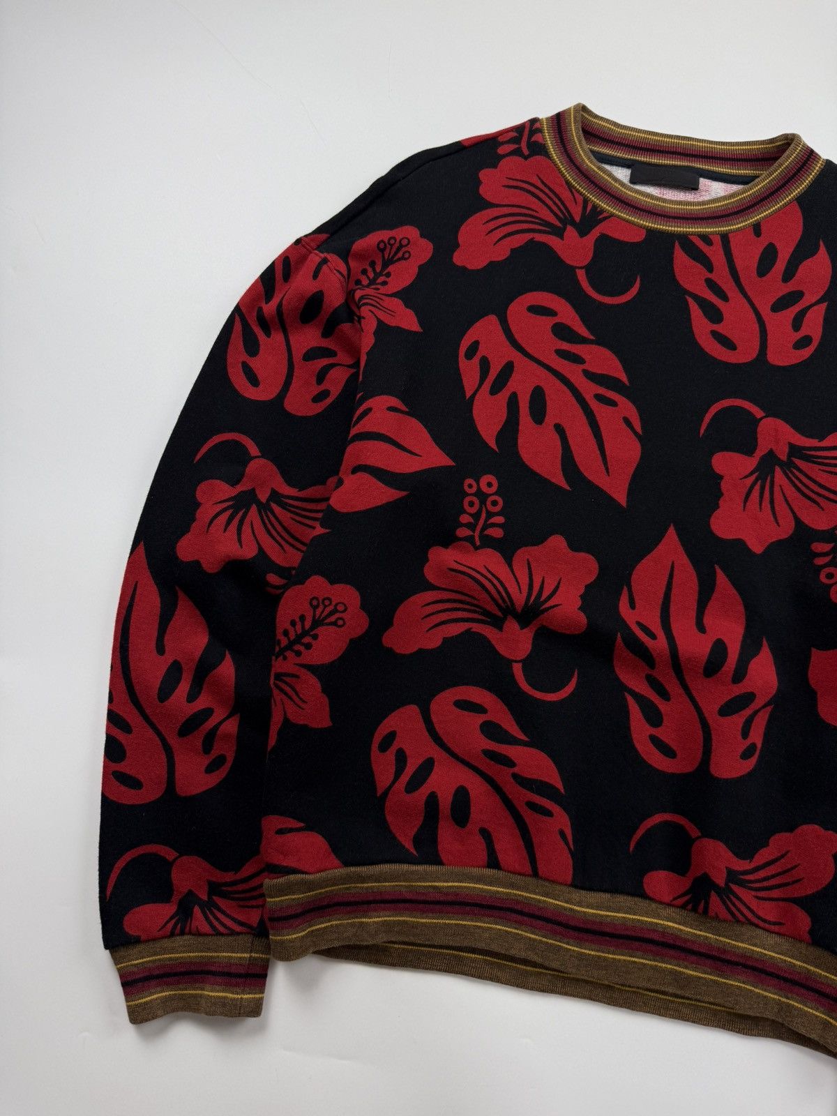 Prada Prada S/S’14 Hibiscus Dane DeHaan Sweatshirt Size US S / EU 44-46 / 1 - 4 Thumbnail