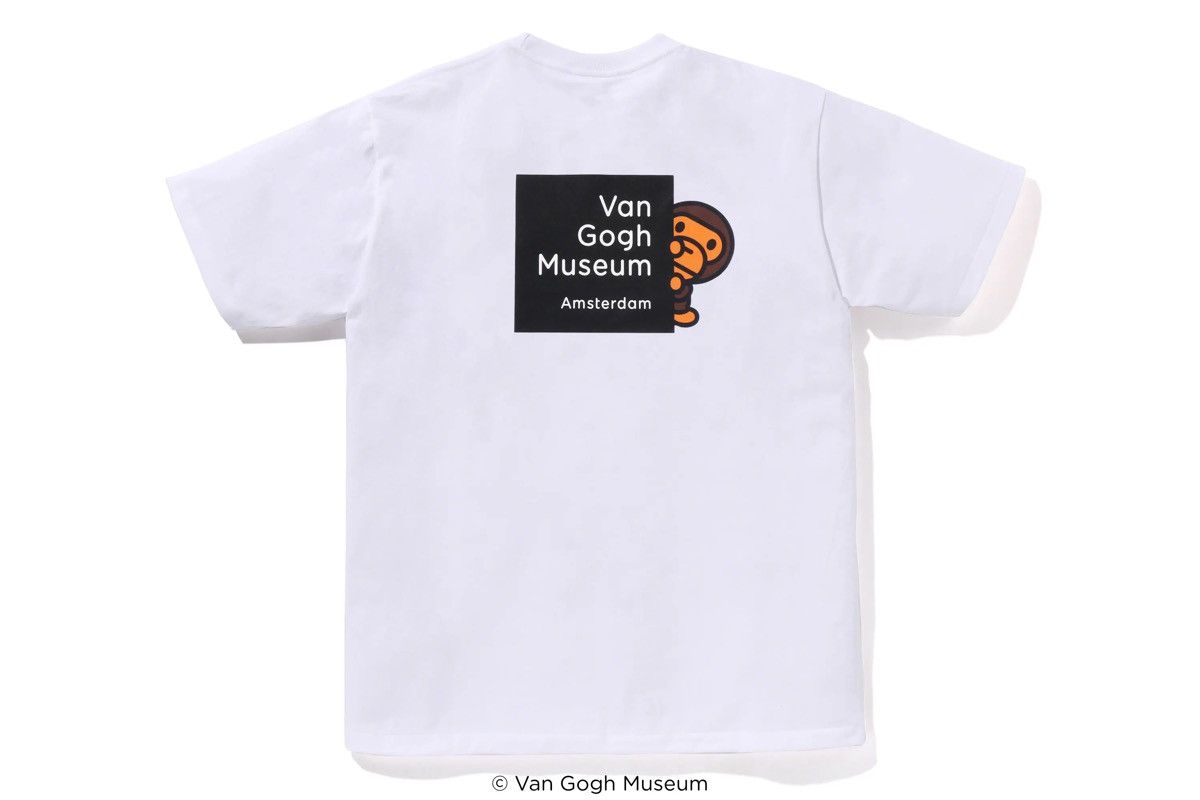 Bape BAPE x Van Gogh Museum Baby Milo Tee White Size US M / EU 48-50 / 2 - 3 Thumbnail