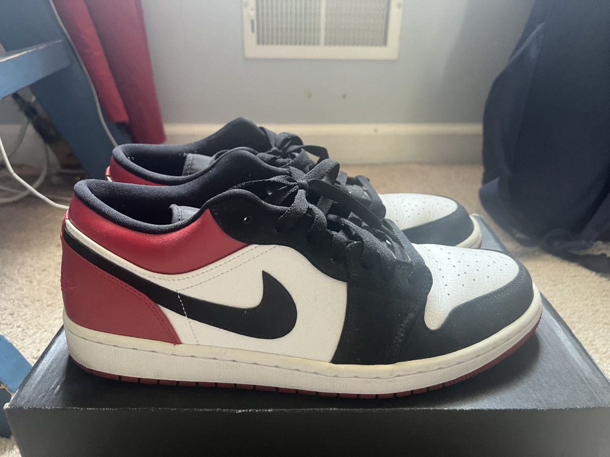 Jordan Brand Jordan 1 Low Black Toe (2019) Size US 11 / EU 44 - 1 Thumbnail