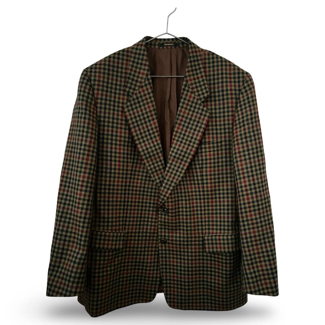 Vintage Manray tweed blazer #1197 Size US L / EU 52-54 / 3 - 1 Thumbnail