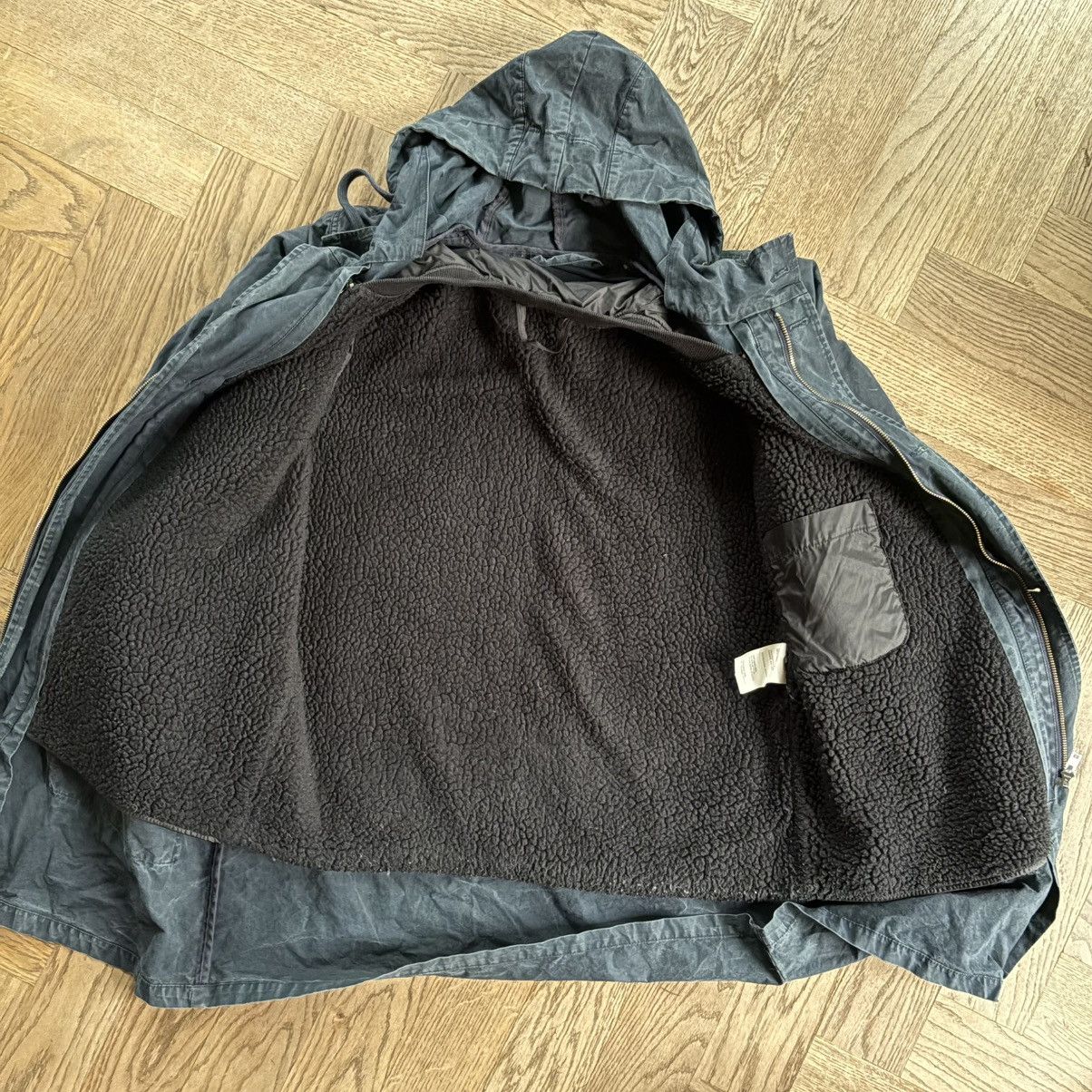 Our Legacy AW15 Navy Canvas Parka Jacket with interior Fleece Lining Size US M / EU 48-50 / 2 - 6 Thumbnail
