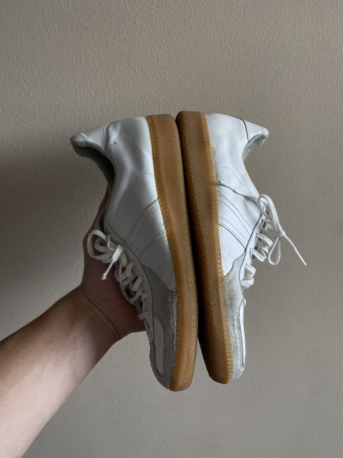 Vintage Vintage BW Sport Army Leather Sneakers Size US 10.5 / IT 40.5 - 4 Thumbnail