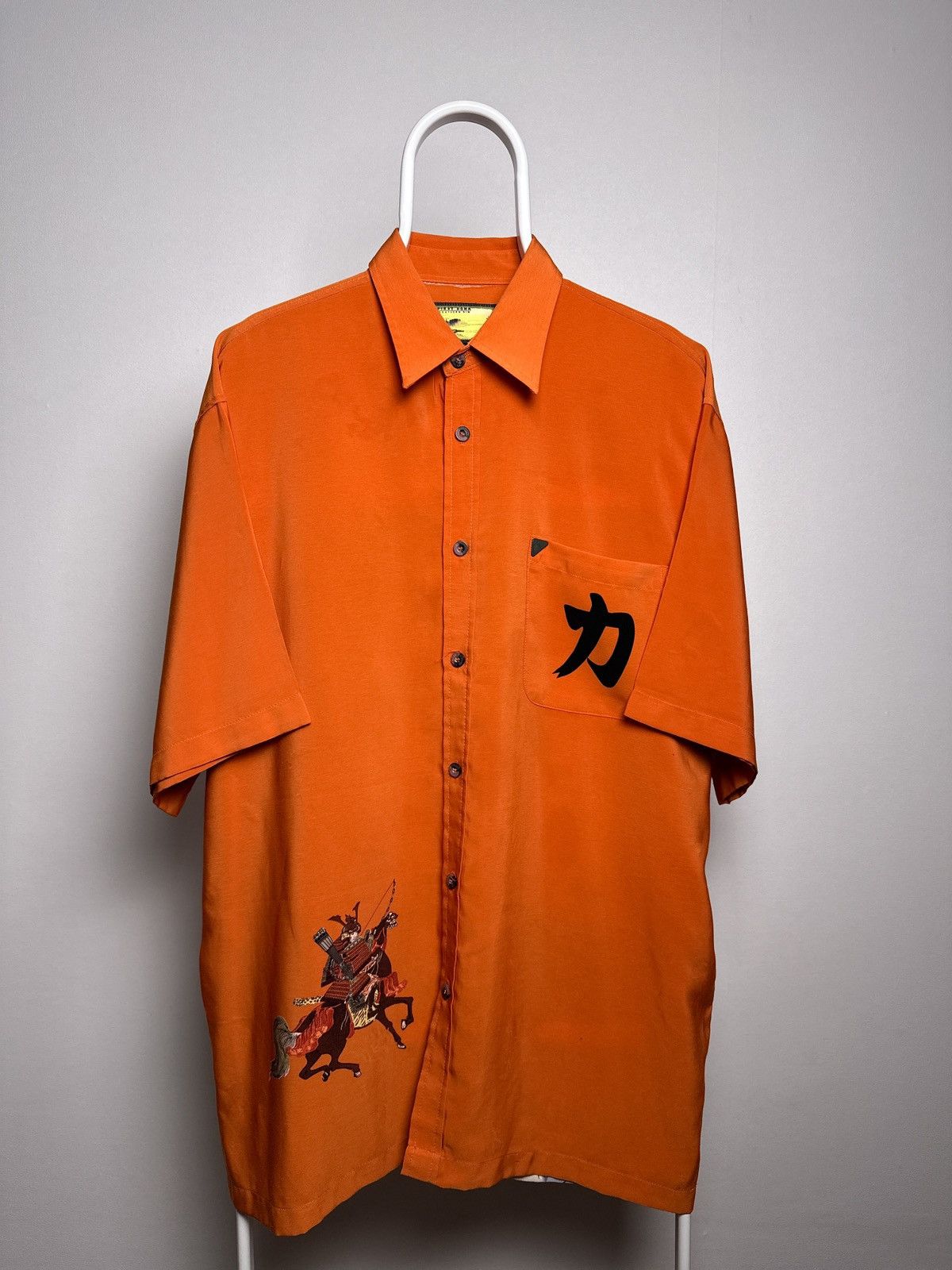 Japanese Brand First Down Southern Rim Samurai Print Shirt Button Up Size US L / EU 52-54 / 3 - 1 Thumbnail