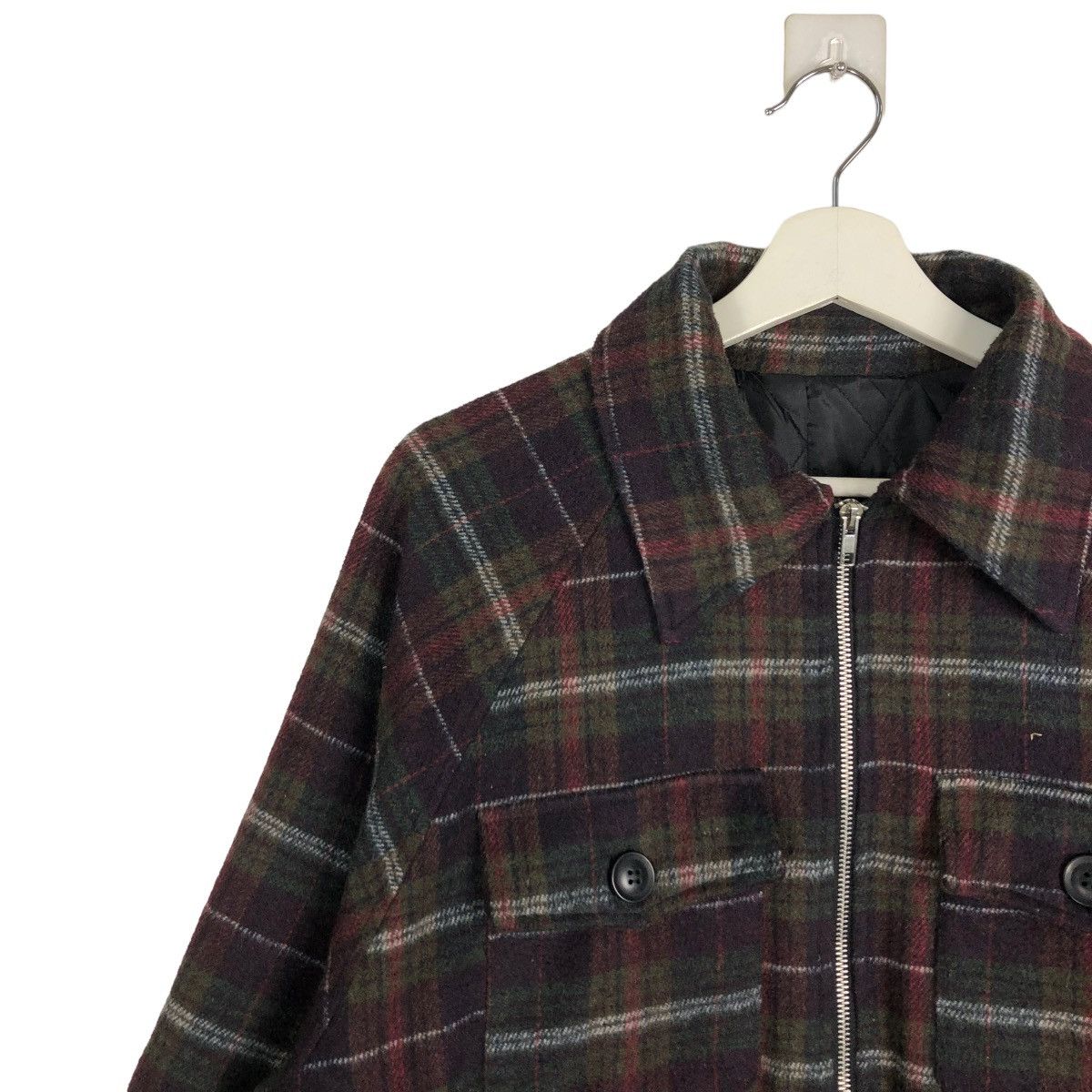 Japanese Brand 🔥 VINTAGE JAPANESE BRAND PLAID ZIPPER JACKET Size US M / EU 48-50 / 2 - 4 Thumbnail