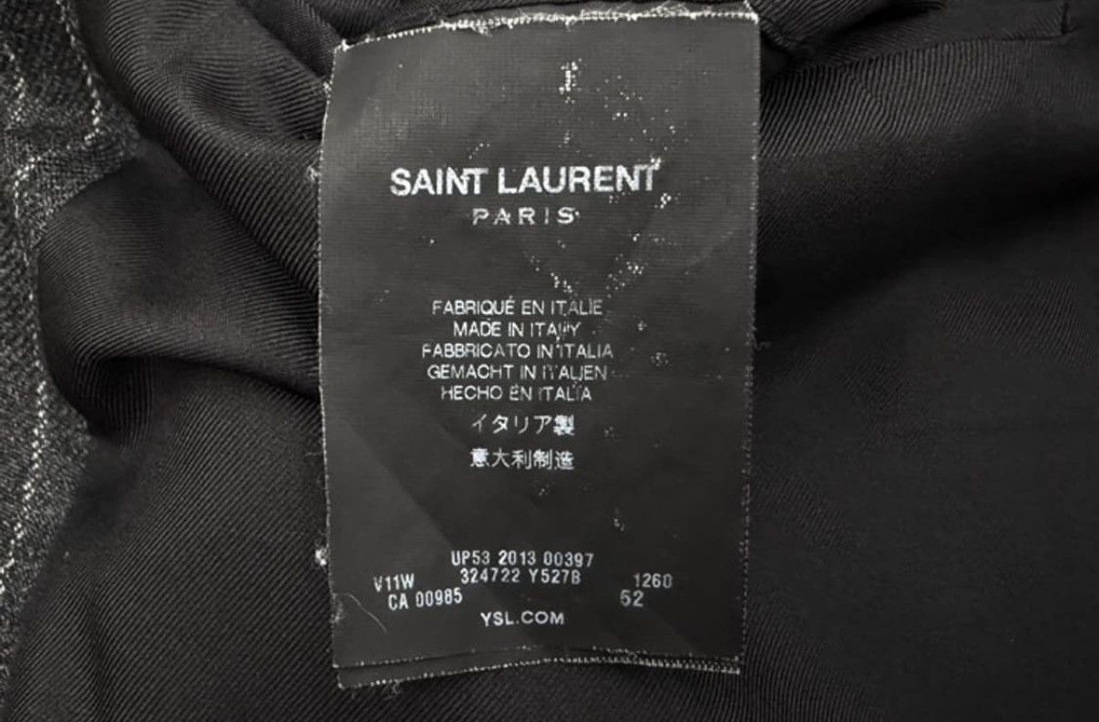 Saint Laurent Paris Saint laurent 13FW pin stripped 3button blazer sz52 Size US L / EU 52-54 / 3 - 7 Thumbnail
