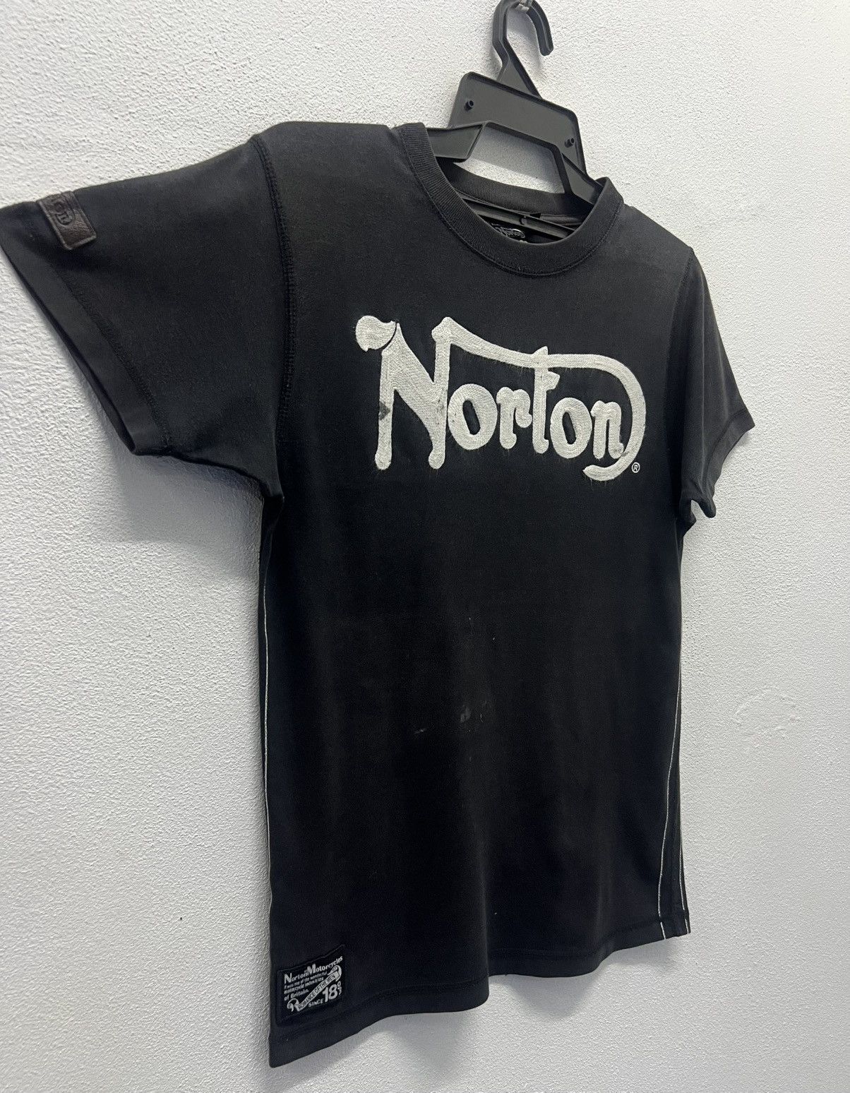 Norton × Vintage VINTAGE NORTON MOTORCYCLES ROMANCE OF THE MAN SHIRT Size US M / EU 48-50 / 2 - 7 Thumbnail