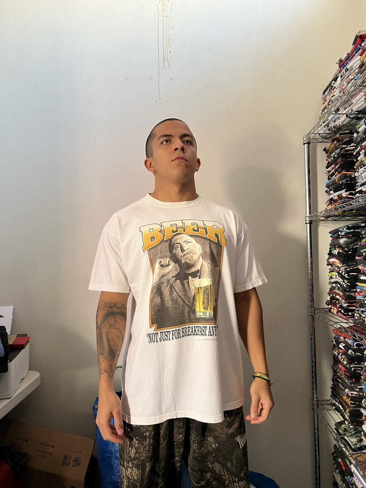 Vintage 1998 The Three Stooges Promo Movie Tee Size US XL / EU 56 / 4 - 2 Thumbnail