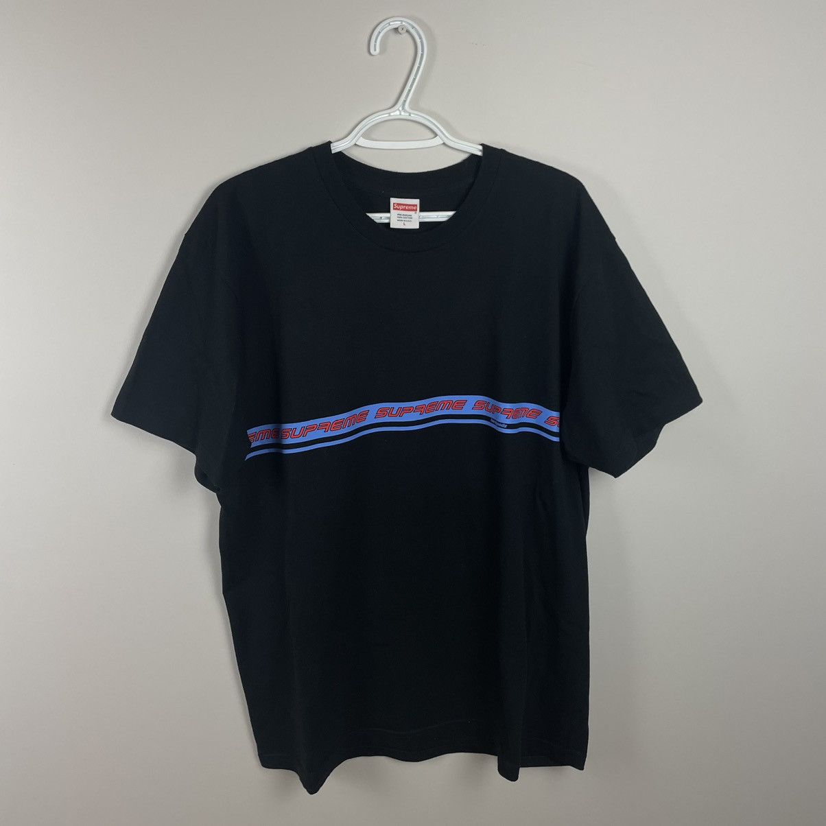 Supreme Supreme Banner Wrap Tee Size US L / EU 52-54 / 3 - 1 Thumbnail