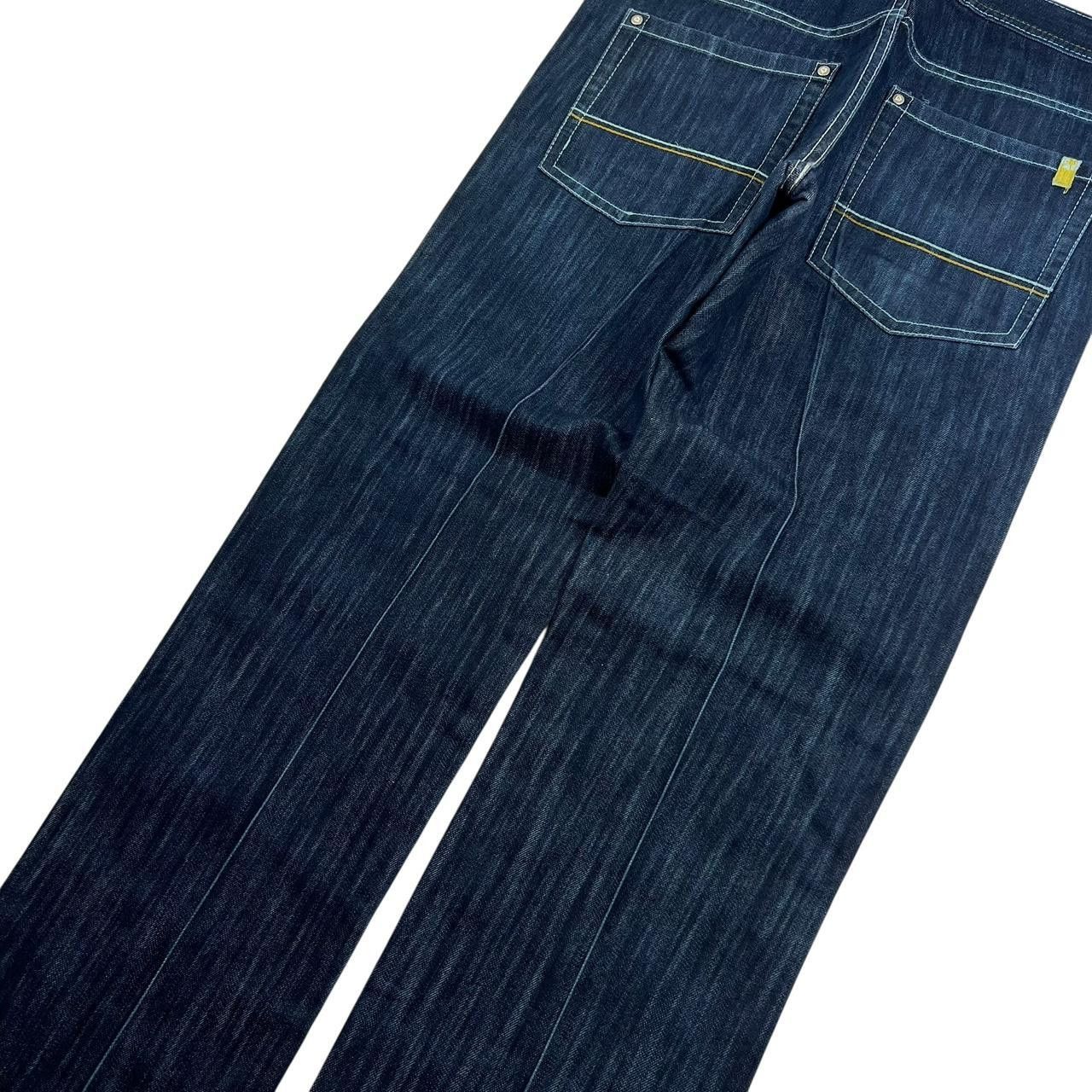 Southpole Vintage Southpole Navy Denim Jeans - Waist: 33” Size US 33 - 3 Thumbnail