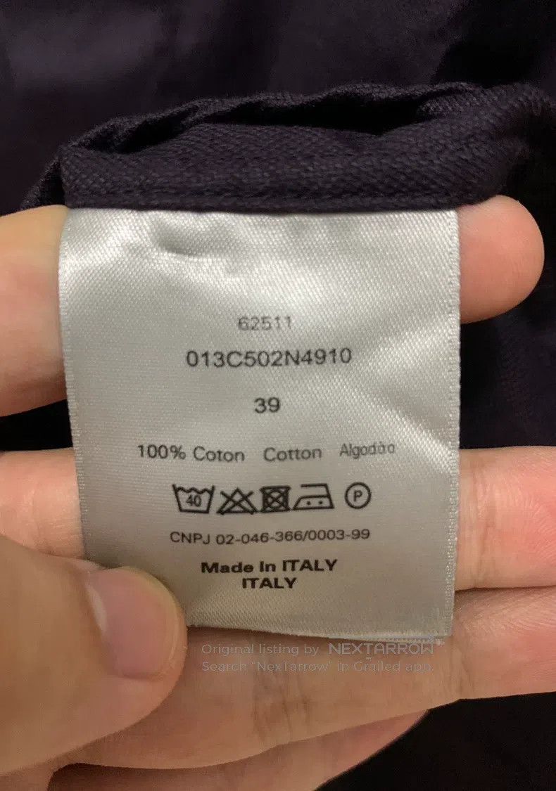 Dior Dior size 39 Black Chest Logo Shirt Size US XS / EU 42 / 0 - 4 Thumbnail