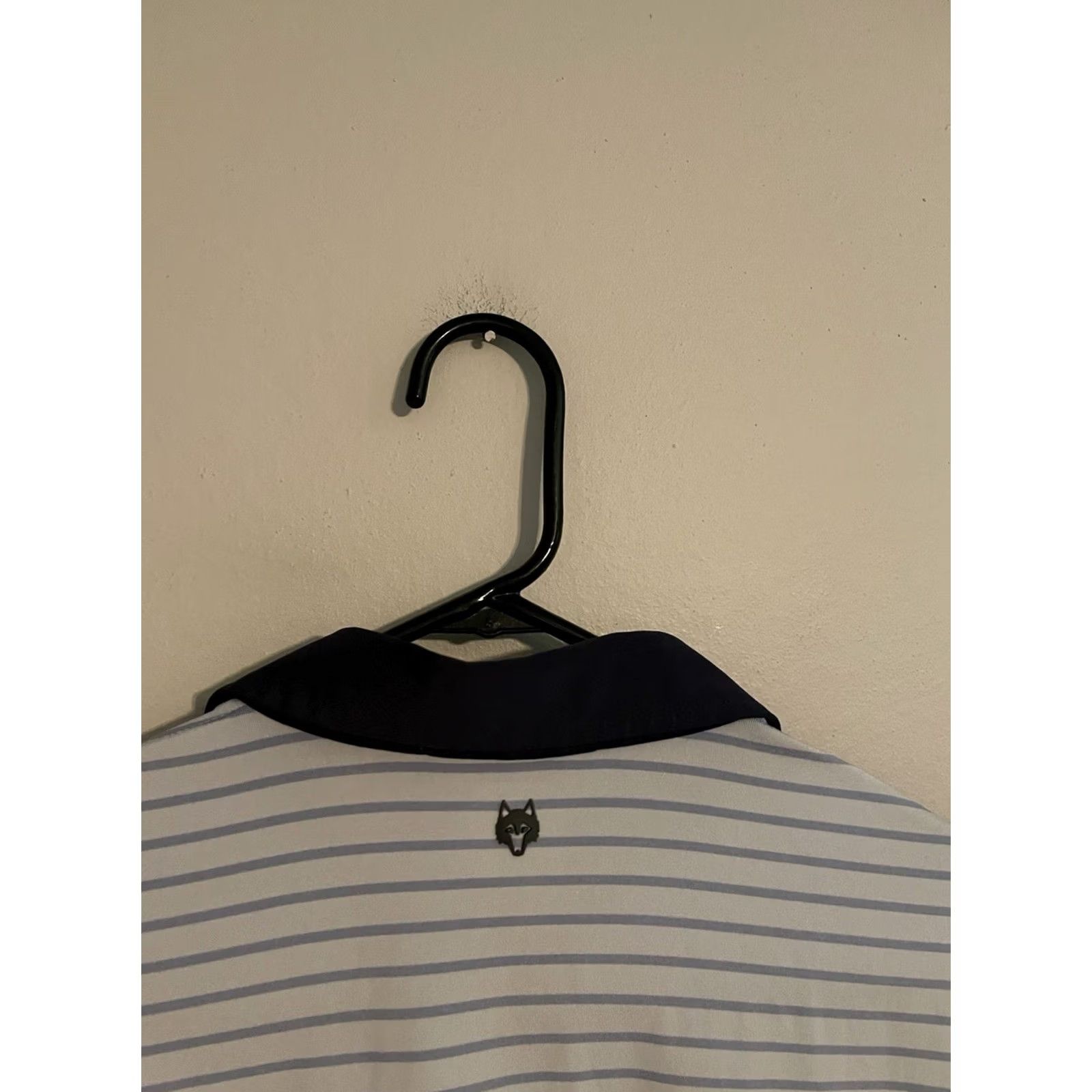 Vintage Greyson Polo Shirt - Men's Large Athletic Performance Golf Striped Polyester Jersey Short Sleeve Blue 90%poly 10%spandex Size US L / EU 52-54 / 3 - 4 Thumbnail