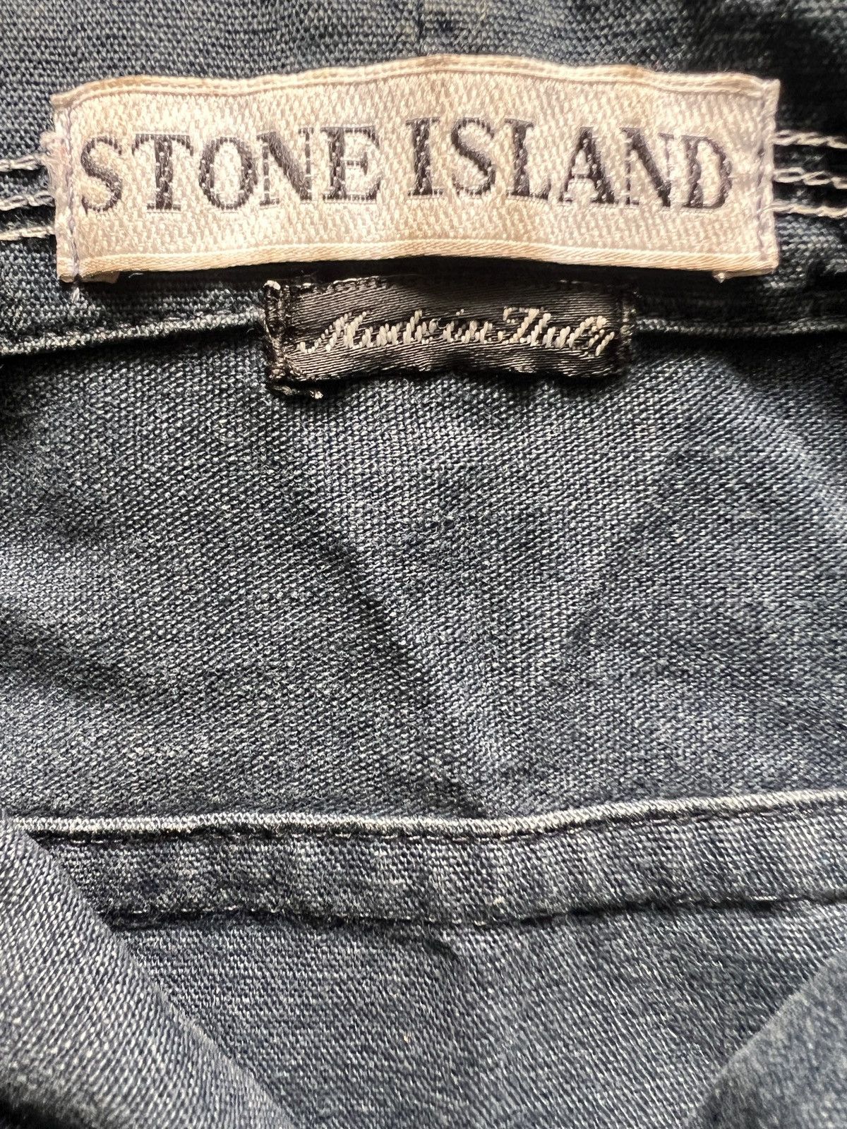 Massimo Osti × Stone Island × Vintage Vtg Stone Island Button Up Light Jacket Size US M / EU 48-50 / 2 - 13 Thumbnail