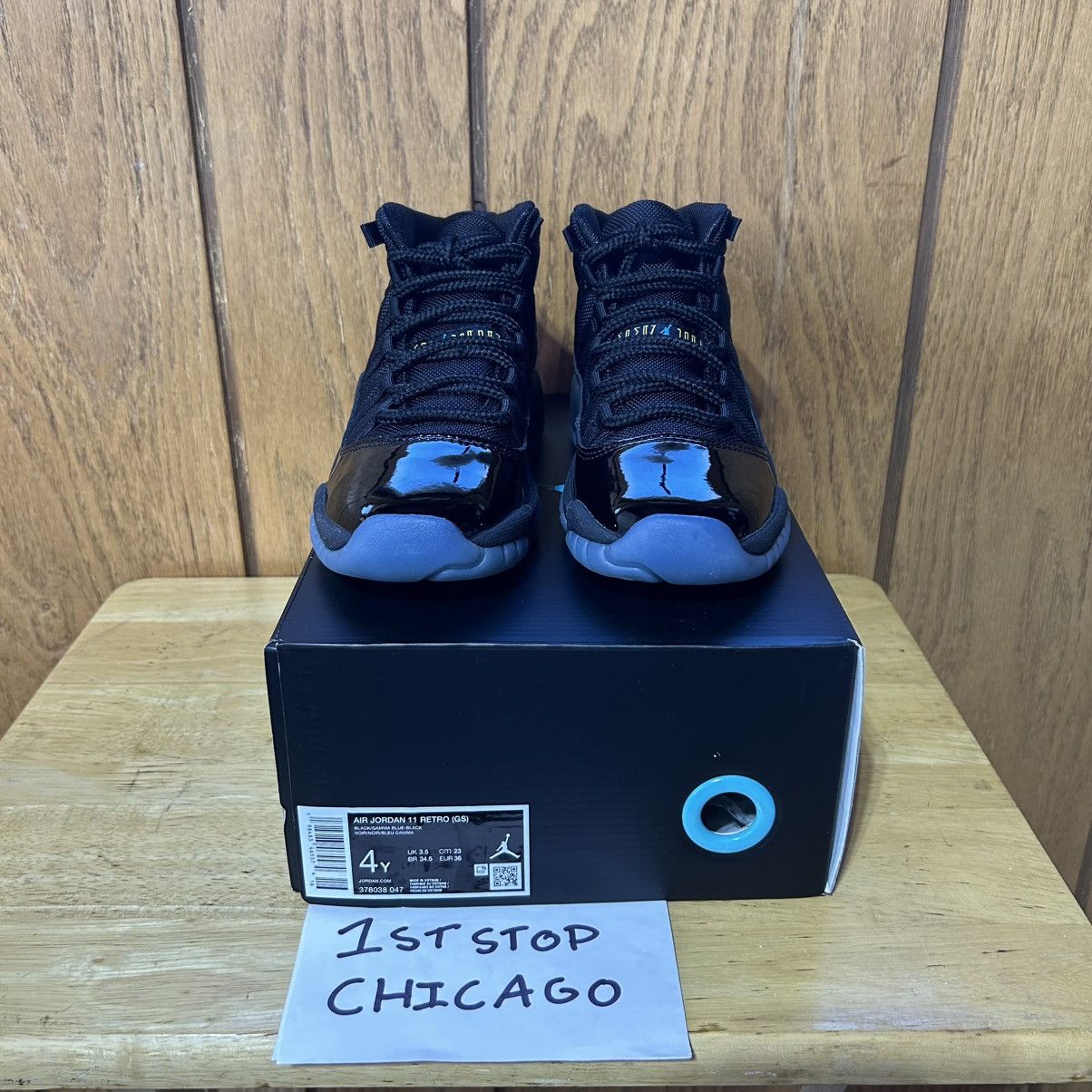 Jordan Brand Nike Air Jordan 11 Gamma Blue GS 2025 4Y 378038-047 Size US 5.5 / IT 35.5 - 2 Thumbnail