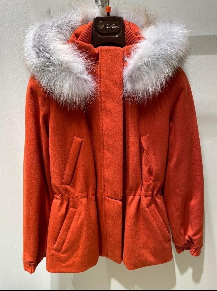 Loro Piana o1srvl11e0526 Icery Jacket in Red Size M / US 6-8 / IT 42-44 - 1 Thumbnail